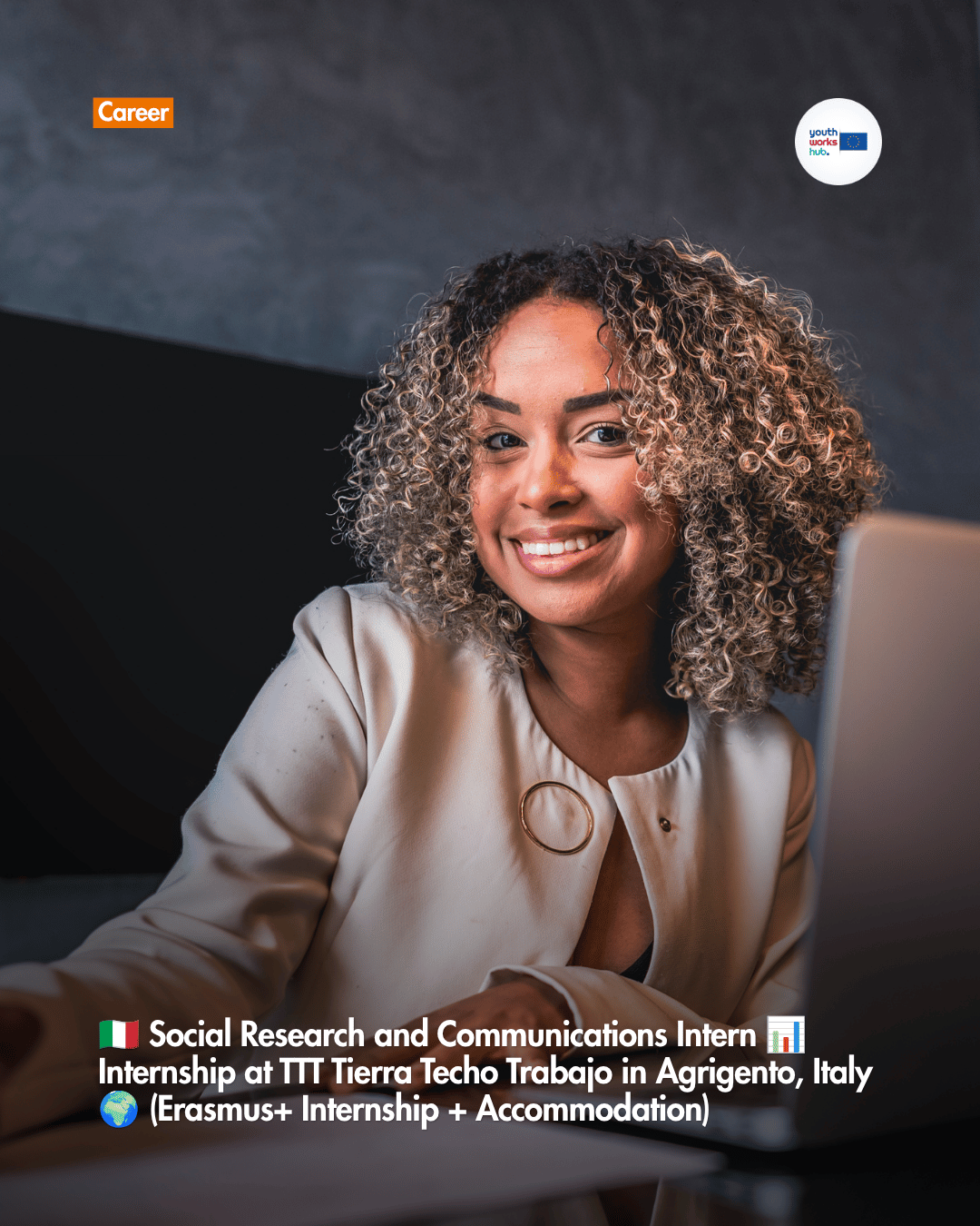 🇮🇹 Social Research and Communications Intern 📊 Internship at TTT Tierra Techo Trabajo in Agrigento, Italy 🌍 (Erasmus+ Internship + Accommodation)