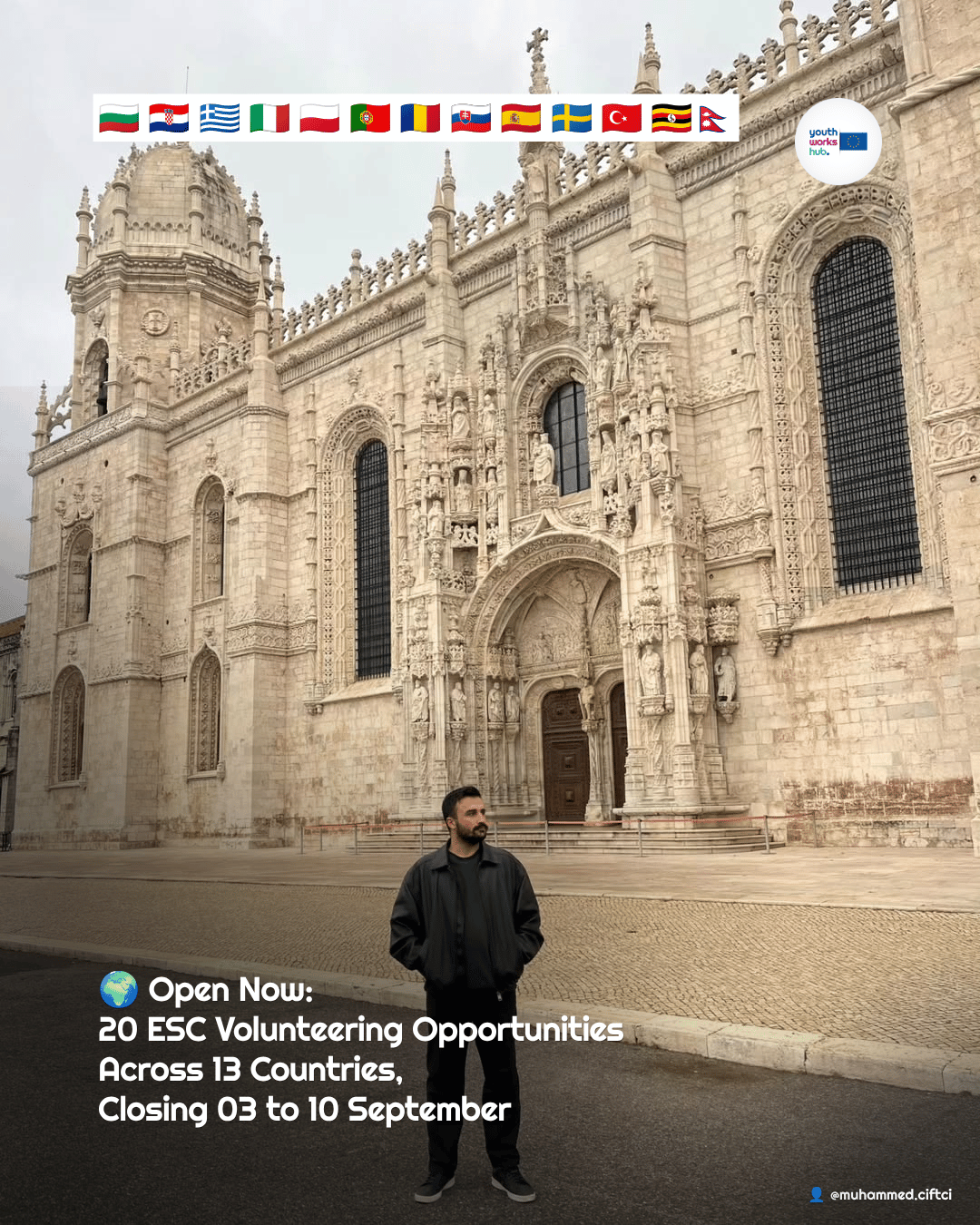 🌍 Open Now: 20 ESC Volunteering Opportunities Across 13 Countries, Closing 03 to 10 September