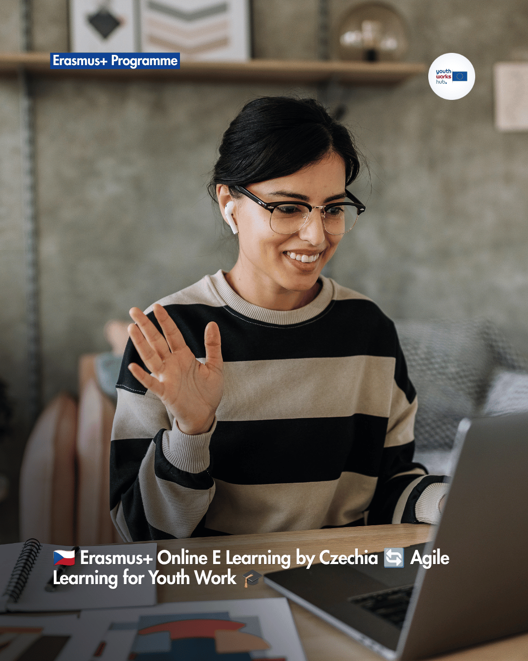 🇨🇿 Erasmus+ Online E Learning by Czechia 🔄 Agile Learning for Youth Work 🎓