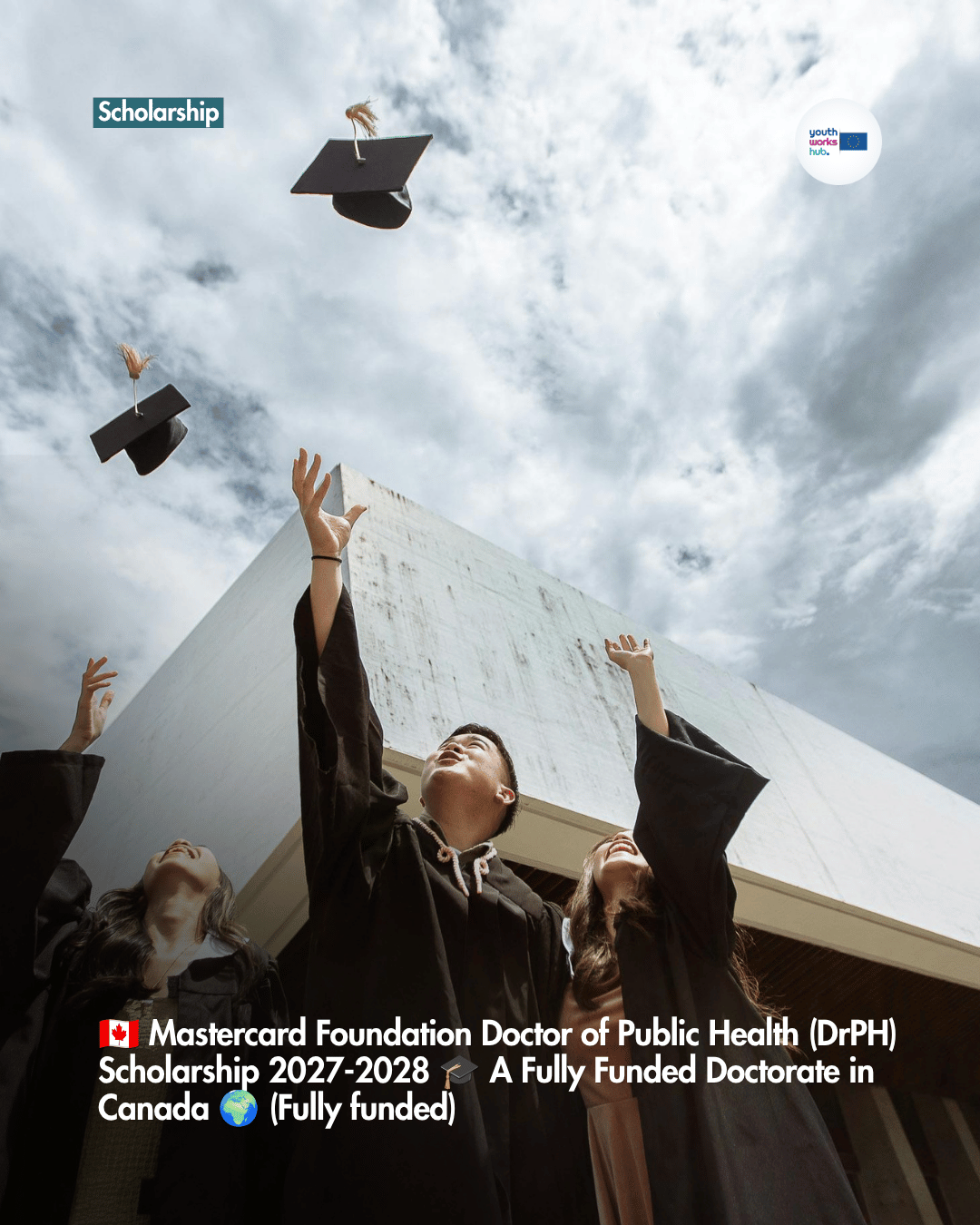 🇨🇦 Mastercard Foundation Doctor of Public Health (DrPH) Scholarship 2027-2028 🎓 A Fully Funded Doctorate in Canada 🌍 (Fully funded)
