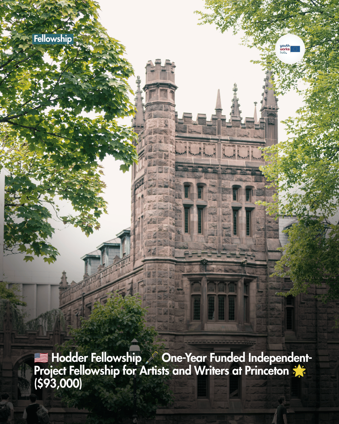 🇺🇸 Hodder Fellowship 🖋️ One-Year Funded Independent-Project Fellowship for Artists and Writers at Princeton 🌟 ($93,000)