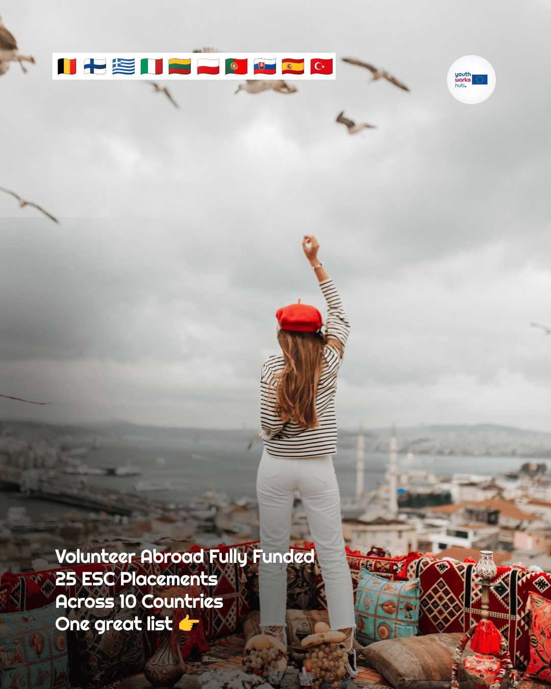 Volunteer Abroad Fully Funded: 25 ESC Placements Across 10 Countries