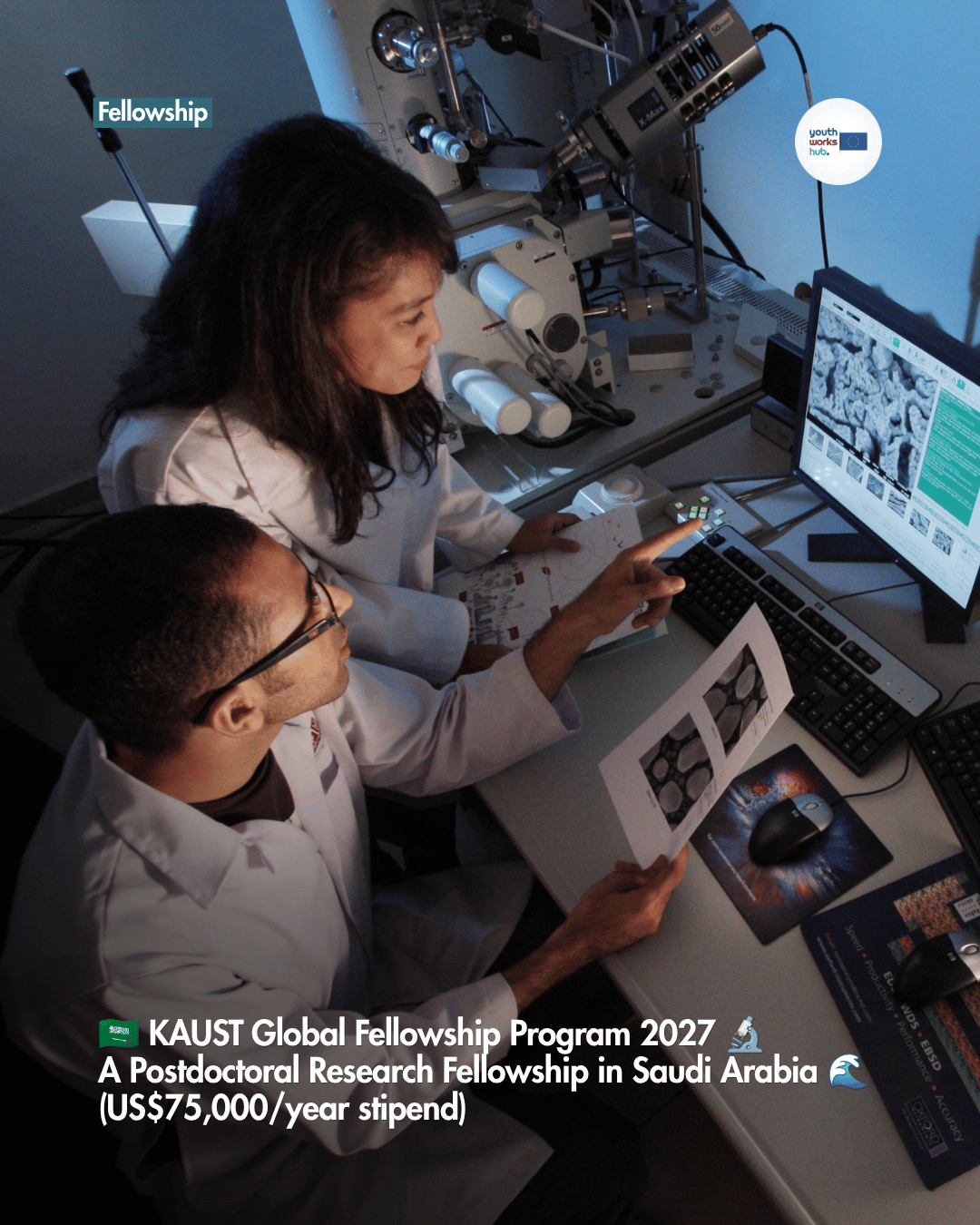 🇸🇦 KAUST Global Fellowship Program 2027 🔬 A Postdoctoral Research Fellowship in Saudi Arabia 🌊 (US$75,000/year stipend)