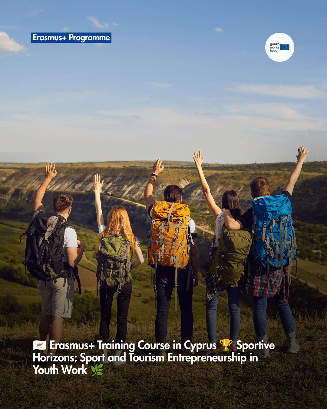🇨🇾 Erasmus+ Training Course in Cyprus 🏆 Sportive Horizons: Sport and Tourism Entrepreneurship in Youth Work 🌿