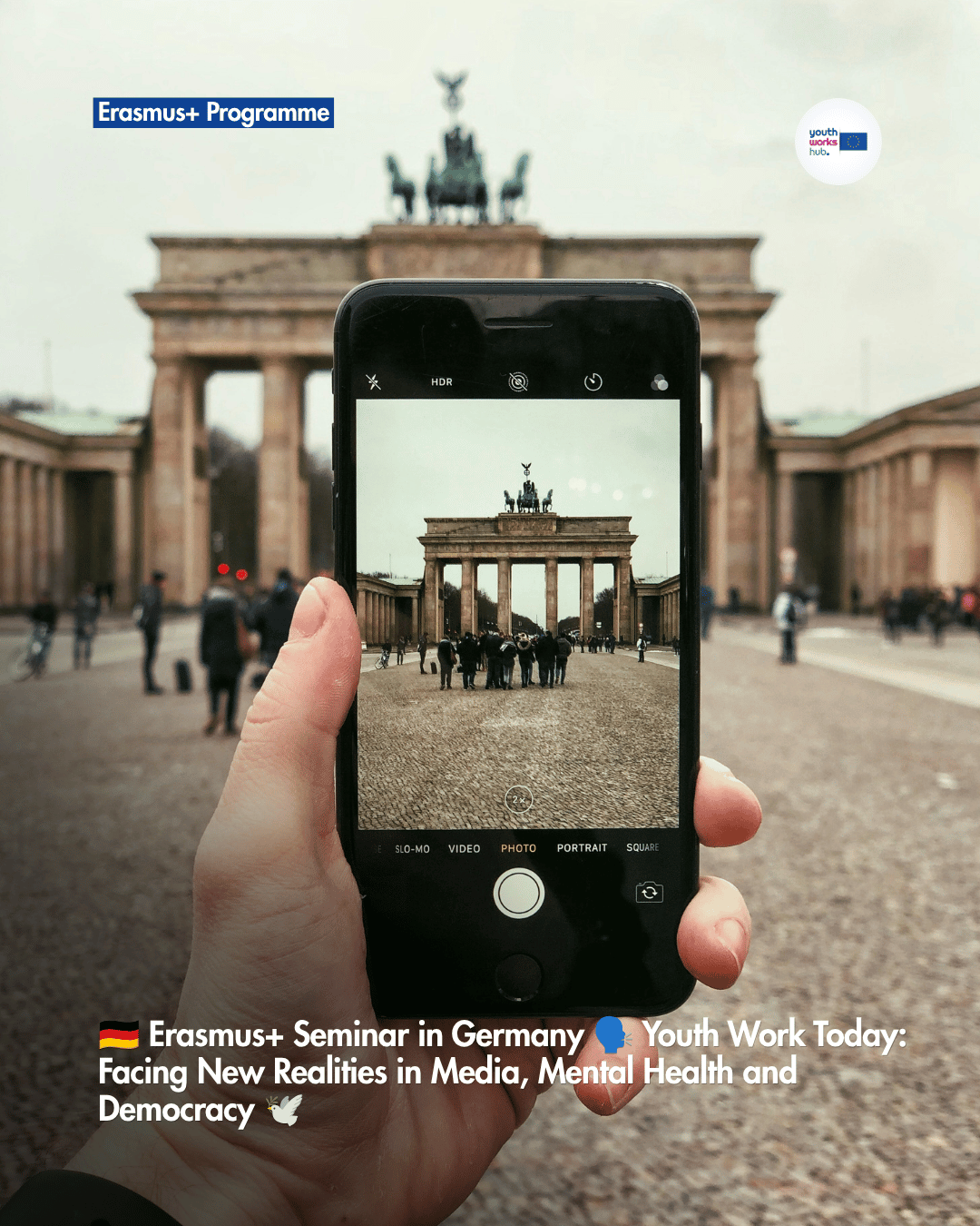 🇩🇪 Erasmus+ Seminar in Germany 🗣️ Youth Work Today: Facing New Realities in Media, Mental Health and Democracy 🕊️