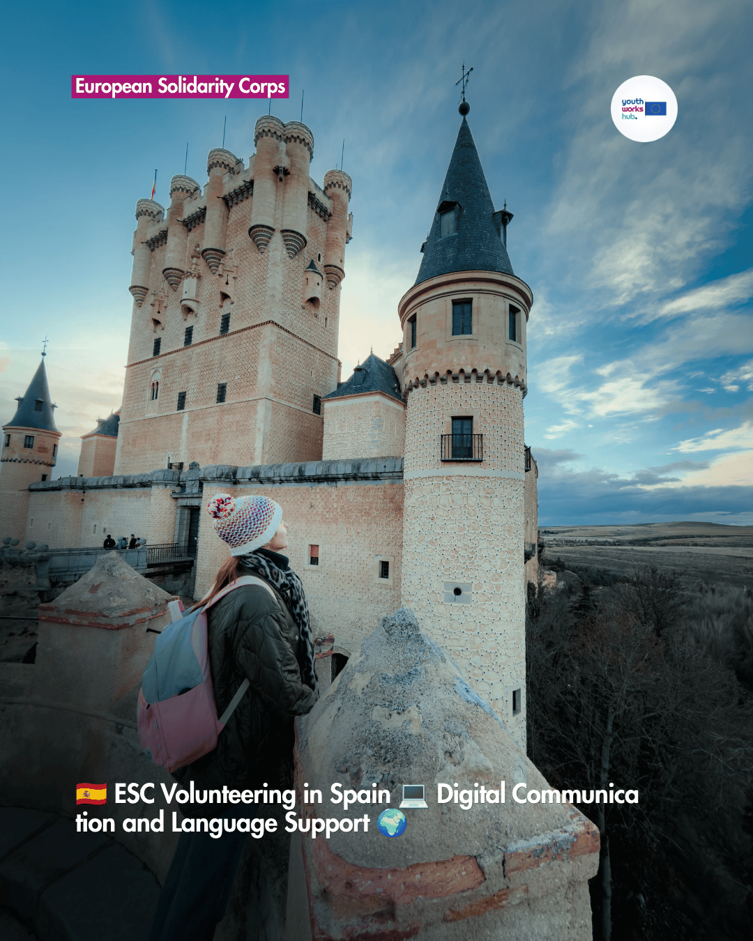 🇪🇸 ESC Volunteering in Spain 💻 Digital Communication and Language Support 🌍