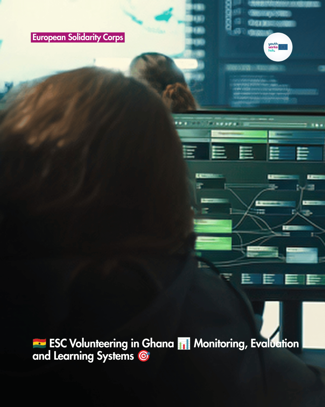🇬🇭 ESC Volunteering in Ghana 📊 Monitoring, Evaluation and Learning Systems 🎯