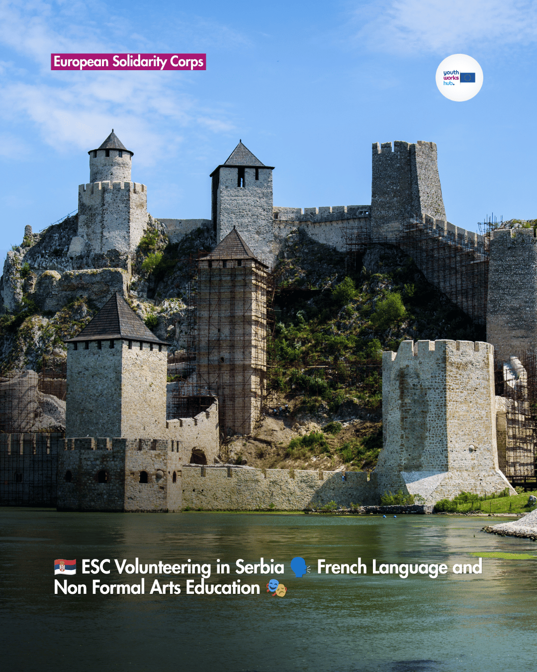 🇷🇸 ESC Volunteering in Serbia 🗣️ French Language and Non Formal Arts Education 🎭