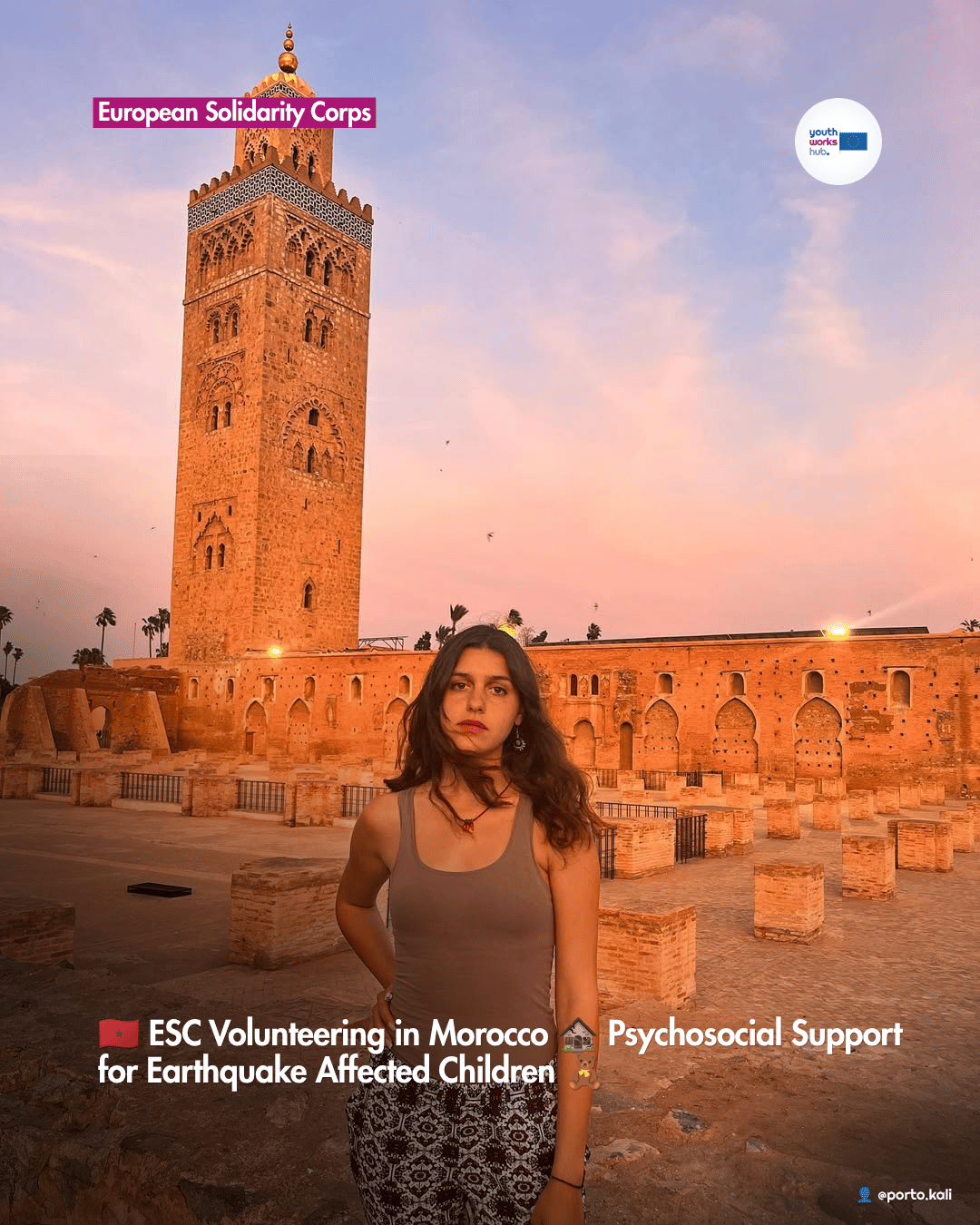 🇲🇦 ESC Volunteering in Morocco 🏚️ Psychosocial Support for Earthquake Affected Children 🧸