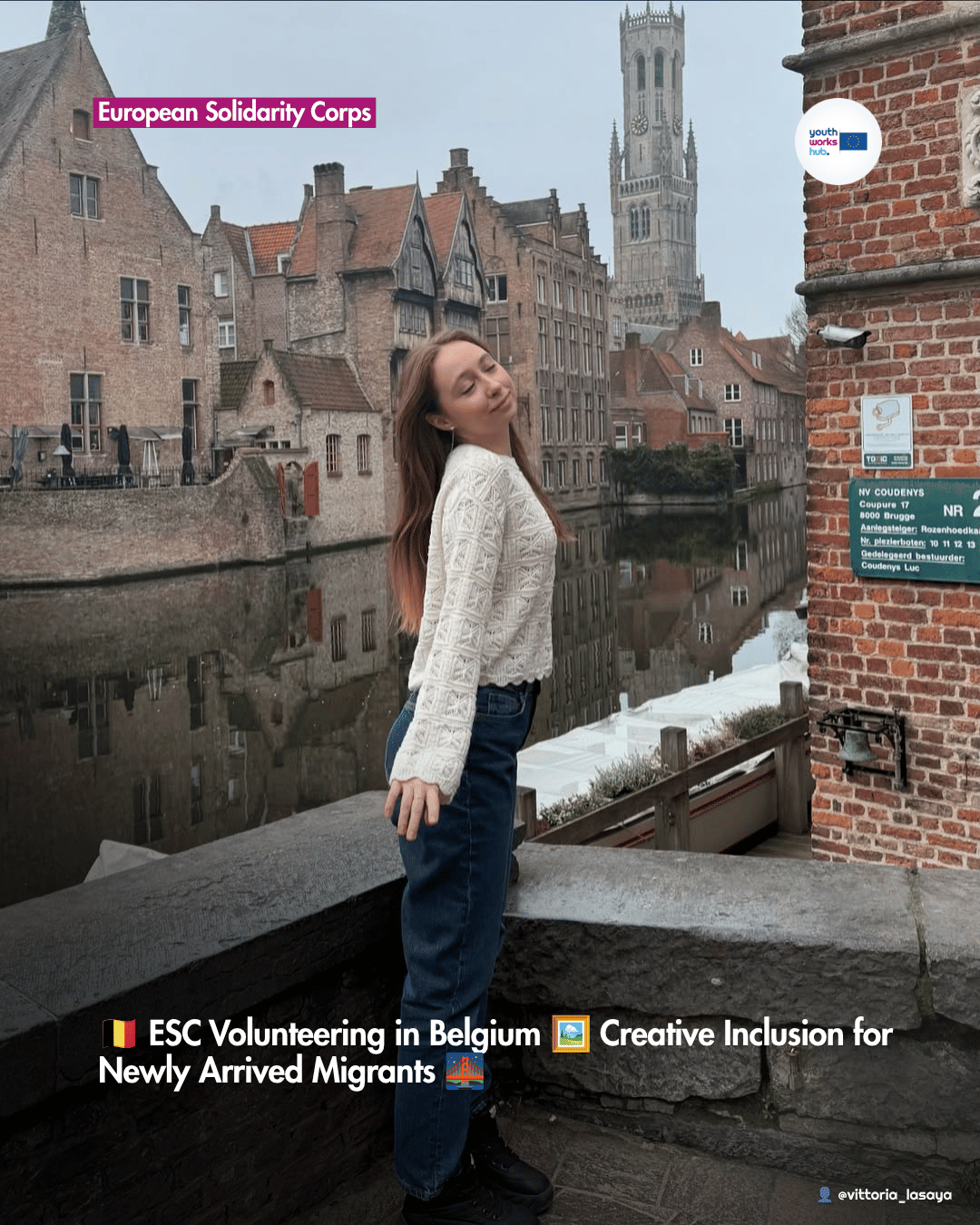 🇧🇪 ESC Volunteering in Belgium 🖼️ Creative Inclusion for Newly Arrived Migrants 🌉