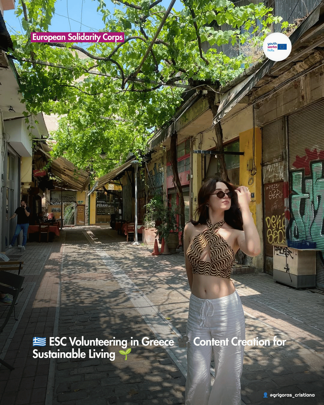 🇬🇷 ESC Volunteering in Greece 🎥 Content Creation for Sustainable Living 🌱