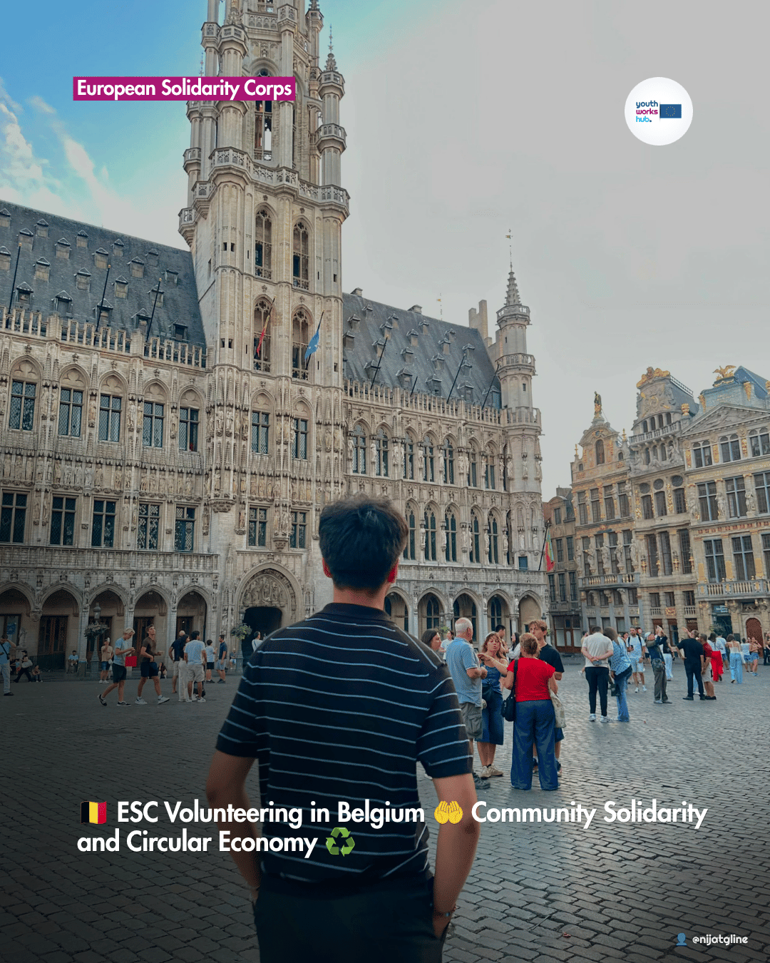 🇧🇪 ESC Volunteering in Belgium 🤲 Community Solidarity and Circular Economy ♻️