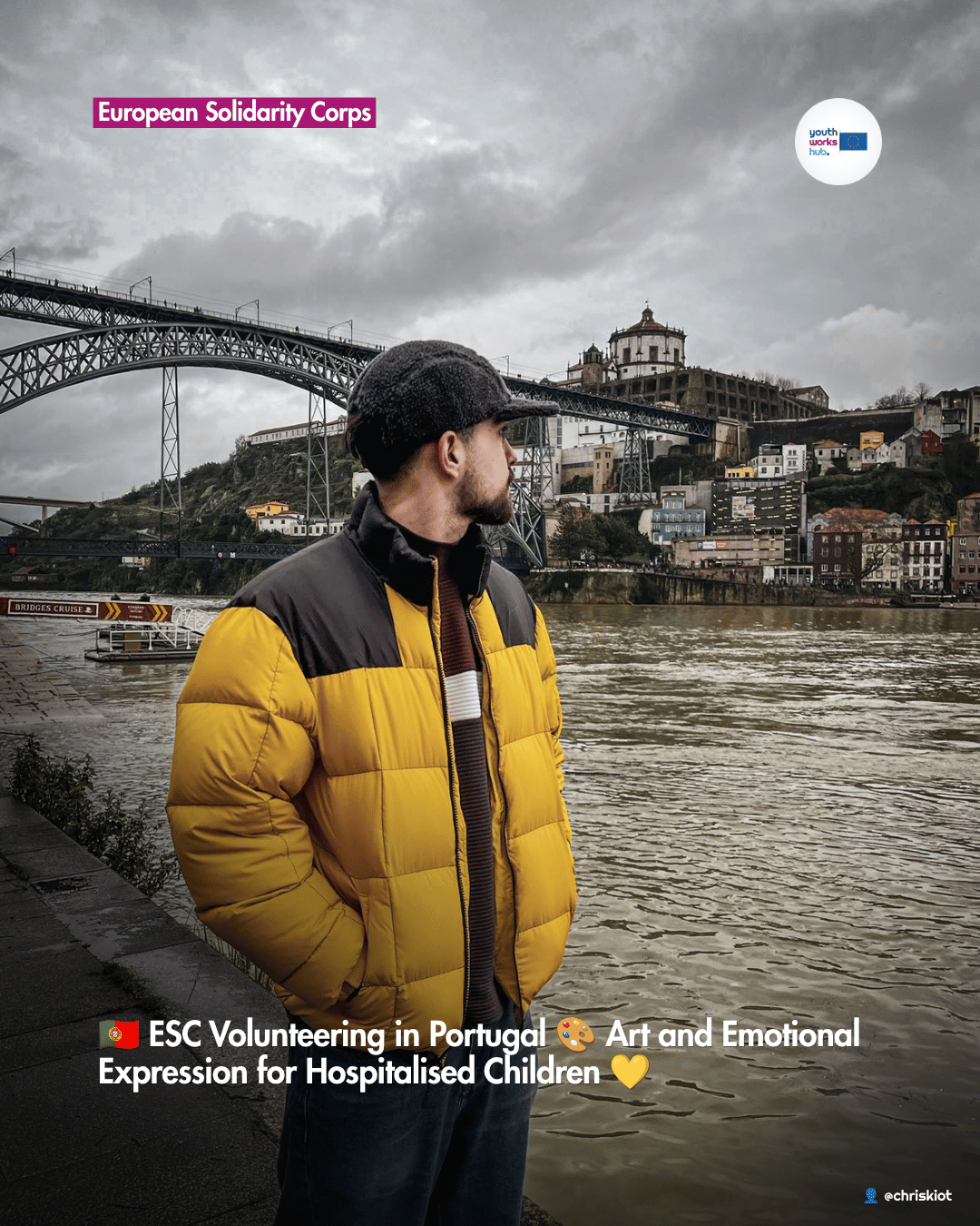 🇵🇹 ESC Volunteering in Portugal 🎨 Art and Emotional Expression for Hospitalised Children 💛