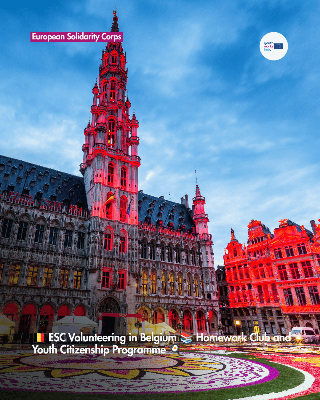 🇧🇪 ESC Volunteering in Belgium 📚 Homework Club and Youth Citizenship Programme 🍳