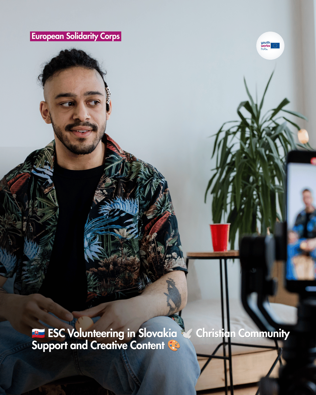 🇸🇰 ESC Volunteering in Slovakia 🕊️ Christian Community Support and Creative Content 🎨
