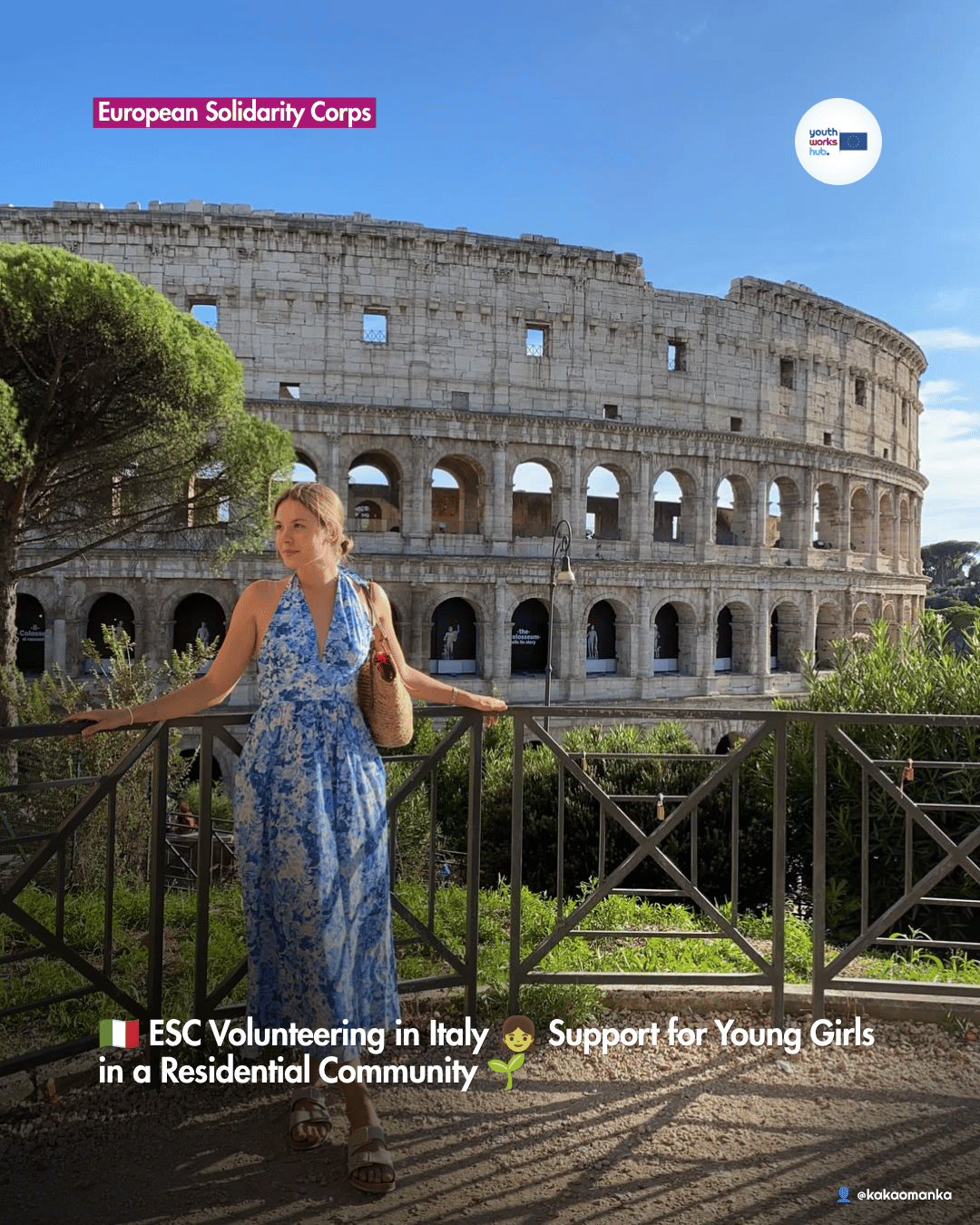🇮🇹 ESC Volunteering in Italy 👧 Support for Young Girls in a Residential Community 🌱