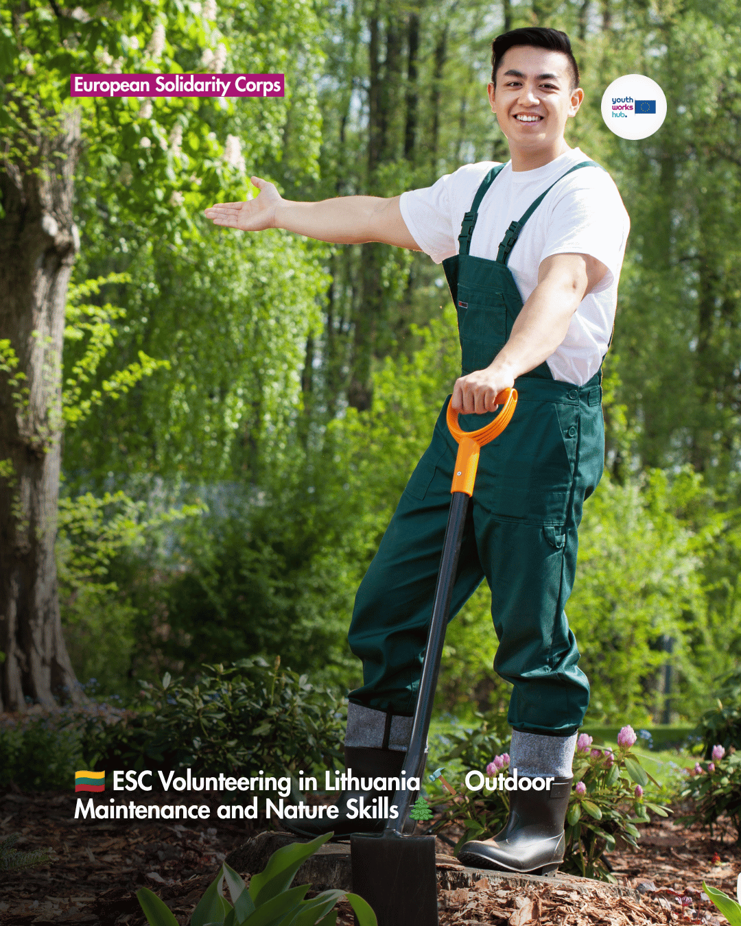 🇱🇹 ESC Volunteering in Lithuania 🔨 Outdoor Maintenance and Nature Skills 🌲