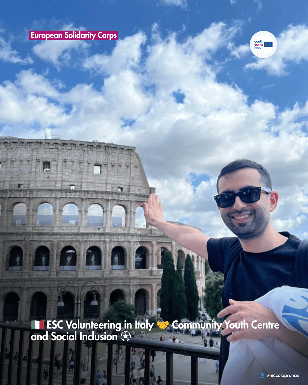 🇮🇹 ESC Volunteering in Italy 🤝 Community Youth Centre and Social Inclusion ⚽