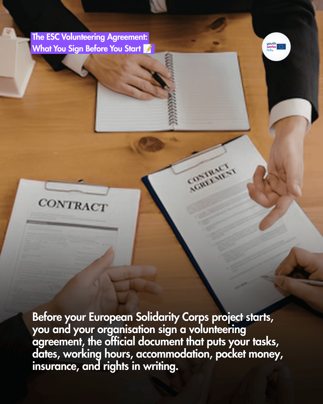 The ESC Volunteering Agreement: What You Sign Before You Start (2026) 📝