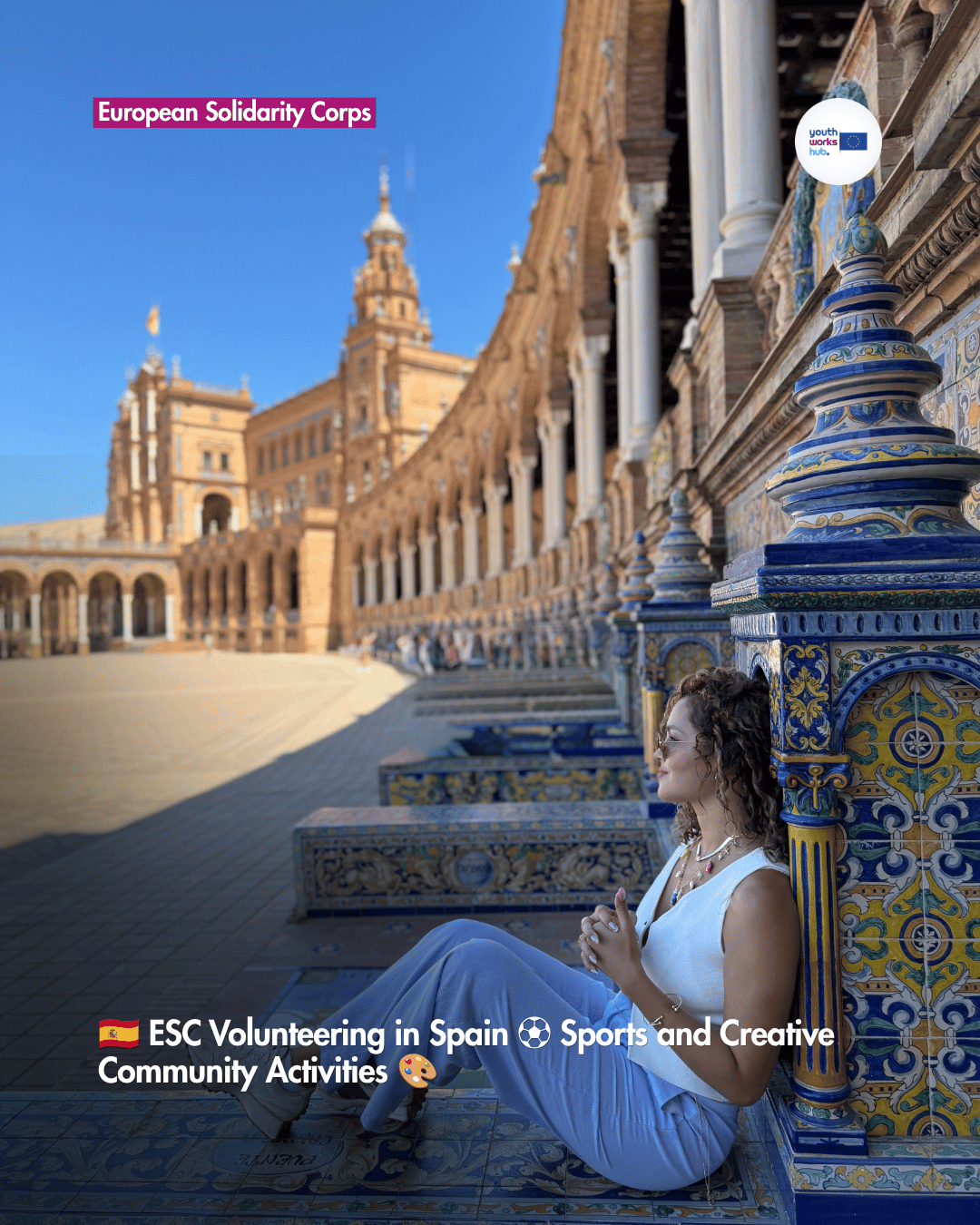 🇪🇸 ESC Volunteering in Spain ⚽ Sports and Creative Community Activities 🎨