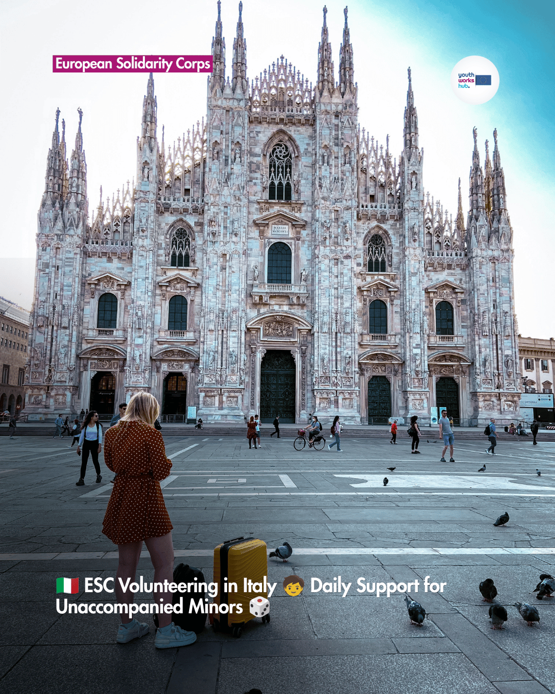 🇮🇹 ESC Volunteering in Italy 🧒 Daily Support for Unaccompanied Minors 🎲