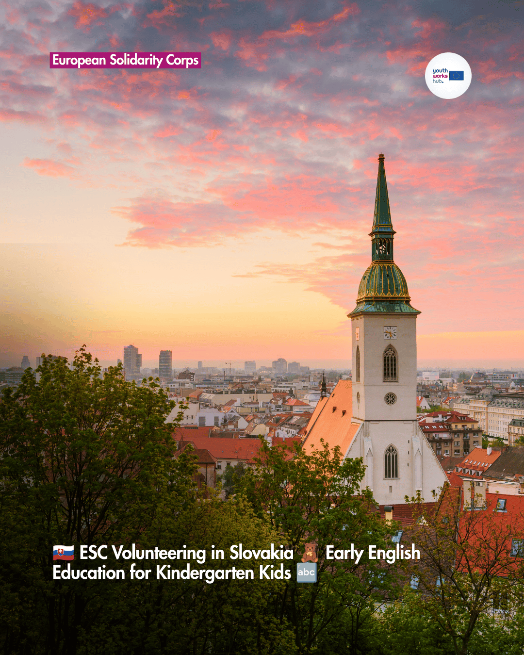 🇸🇰 ESC Volunteering in Slovakia 🧸 Early English Education for Kindergarten Kids 🔤