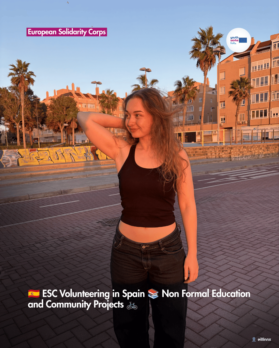 🇪🇸 ESC Volunteering in Spain 📚 Non Formal Education and Community Projects 🚲