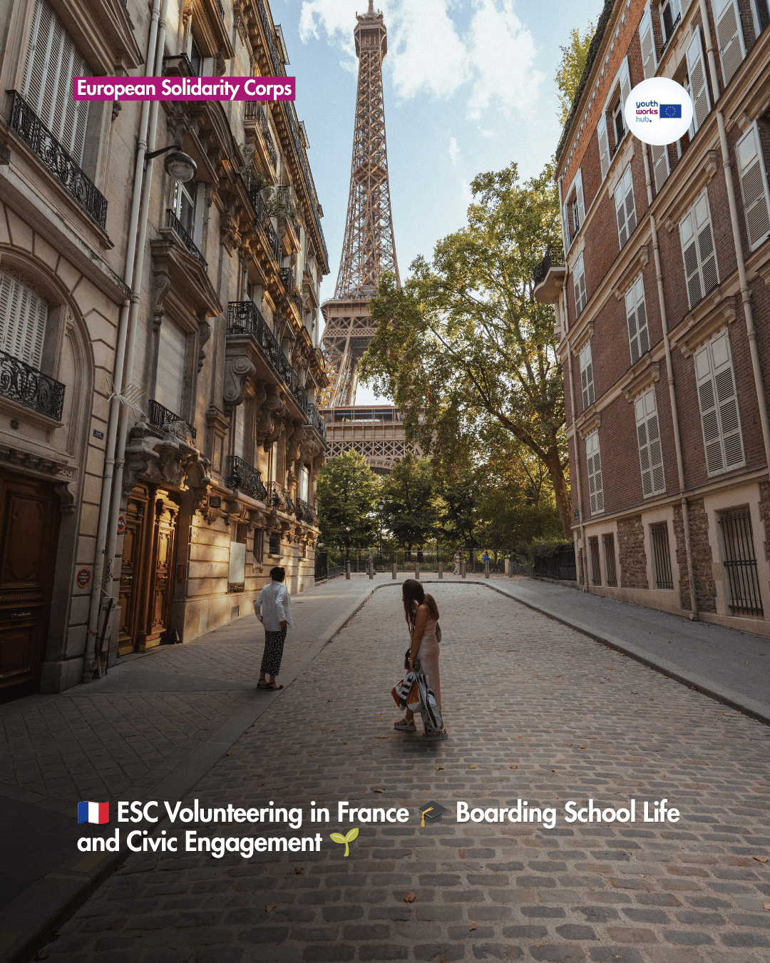 🇫🇷 ESC Volunteering in France 🎓 Boarding School Life and Civic Engagement 🌱