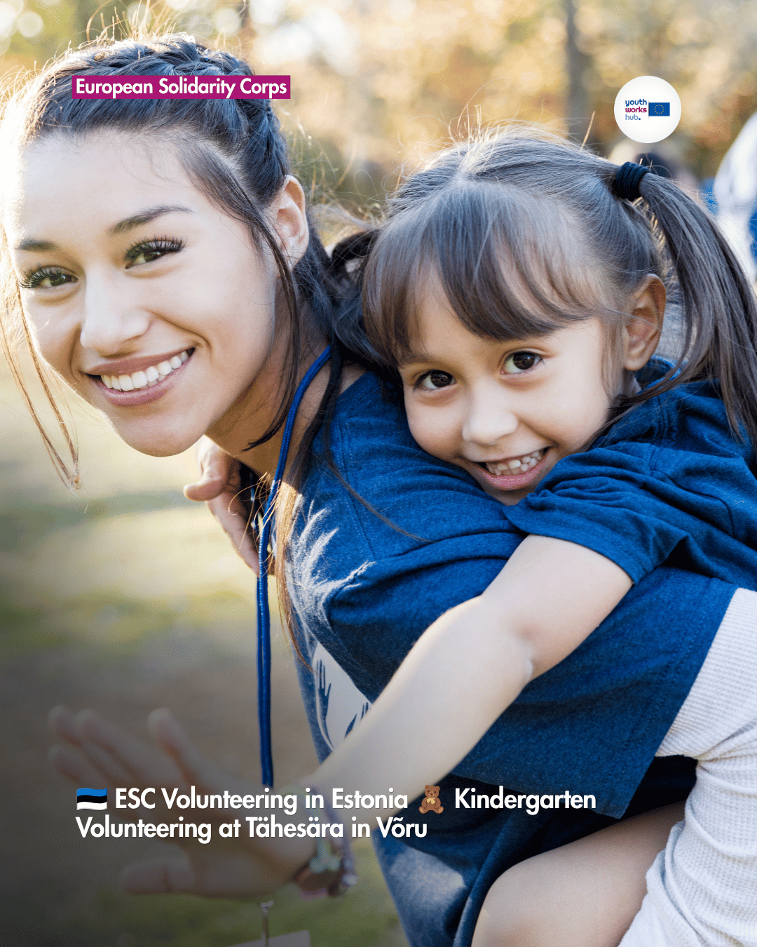🇪🇪 ESC Volunteering in Estonia 🧸 Kindergarten Volunteering at Tähesära in Võru