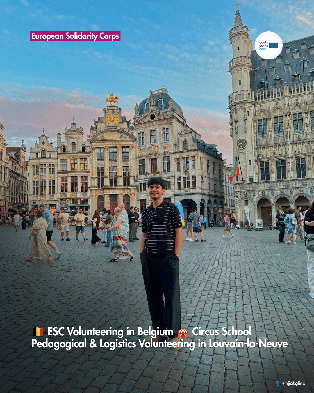 🇧🇪 ESC Volunteering in Belgium 🎪 Circus School Pedagogical & Logistics Volunteering in Louvain-la-Neuve