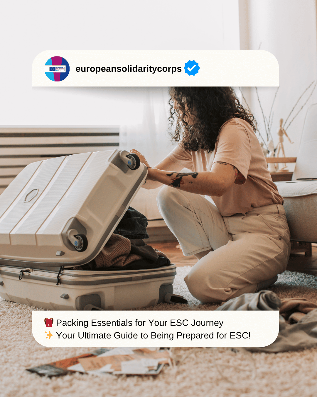 🎒 Packing Essentials for Your ESC Journey