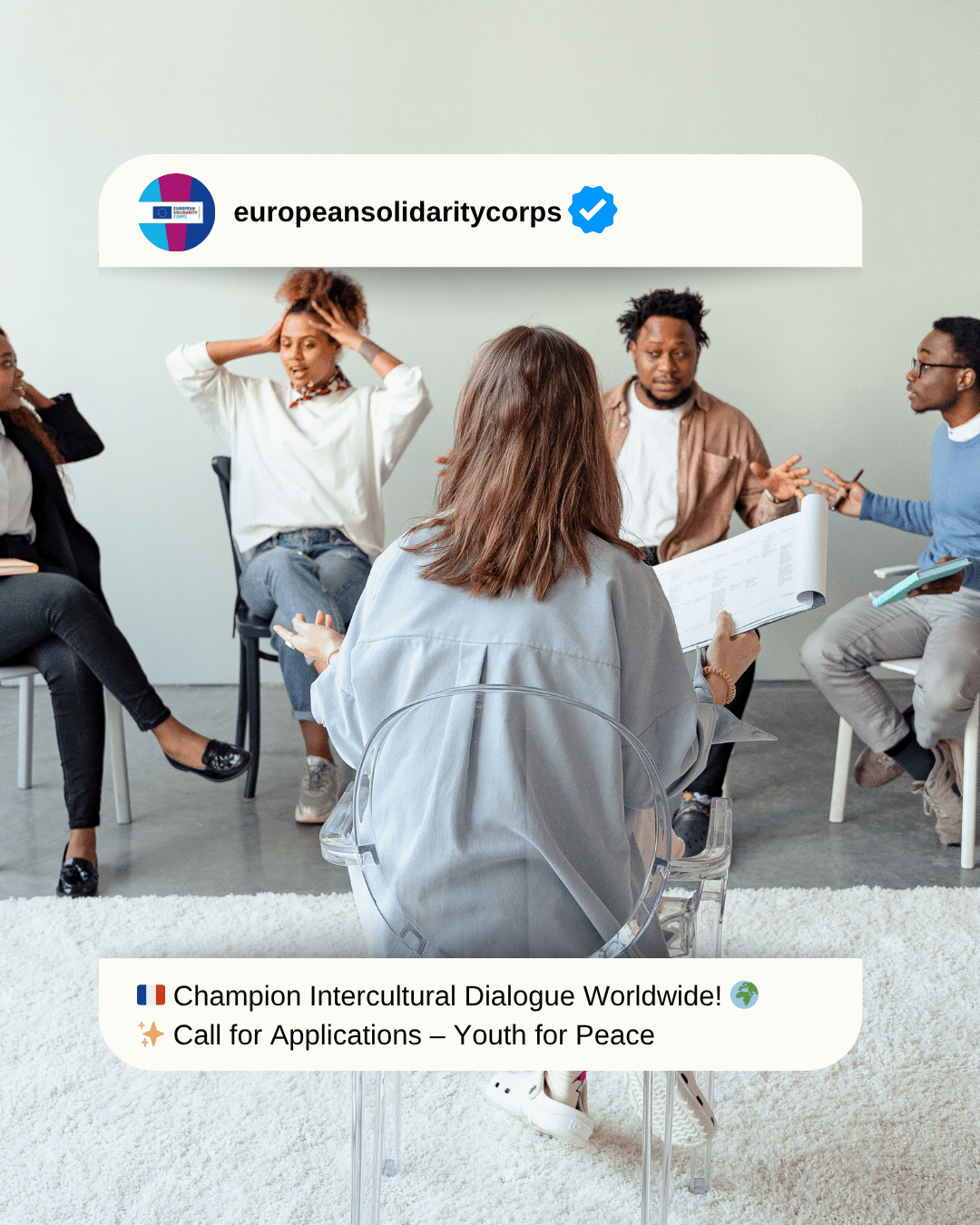 🇫🇷 Champion Intercultural Dialogue Worldwide! 🌍✨ Call for Applications – Youth for Peace: UNESCO Intercultural Leadership Programme