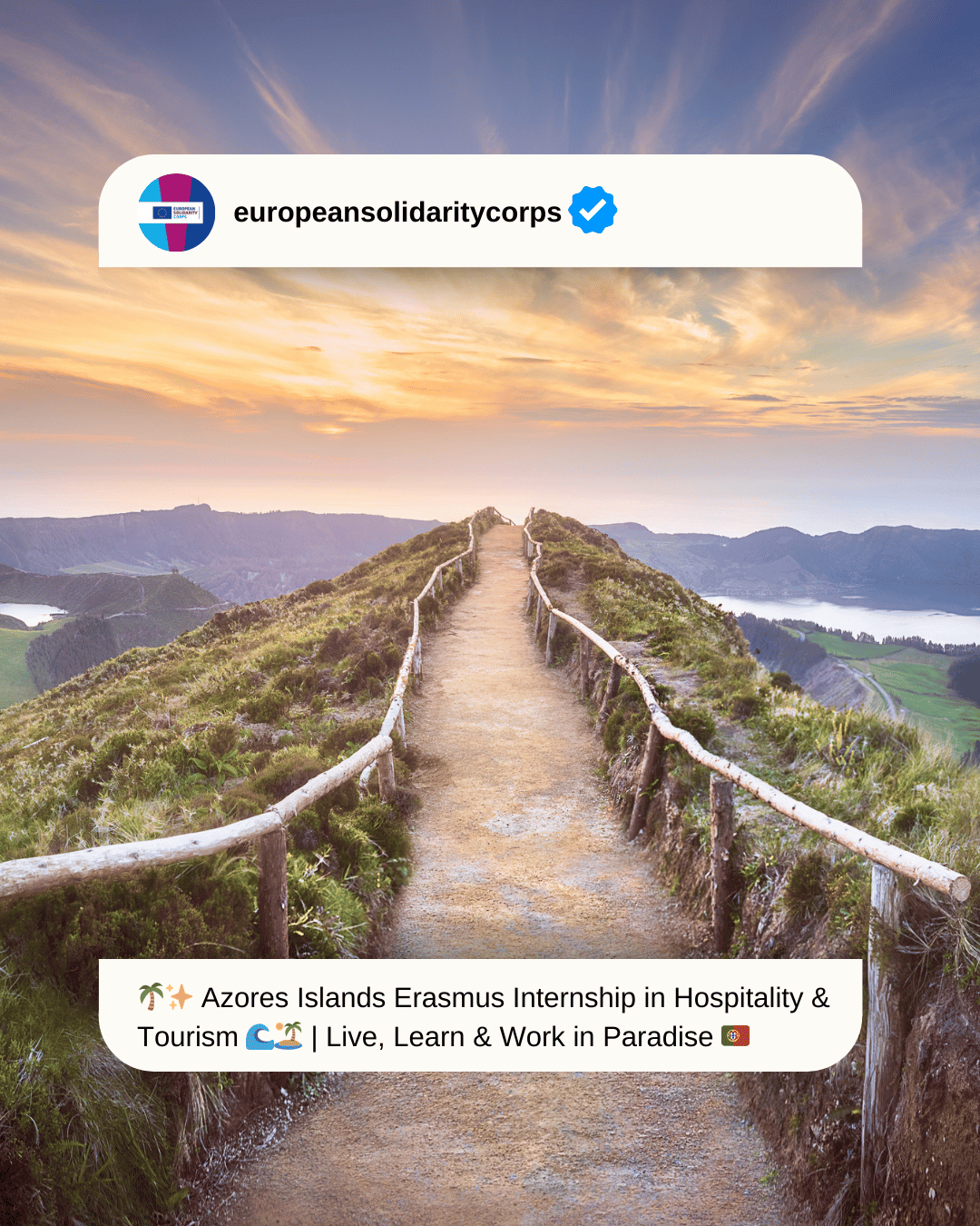 🌴✨ Azores Islands Erasmus Internship in Hospitality & Tourism 🌊🏝️ | Live, Learn & Work in Paradise 🇵🇹