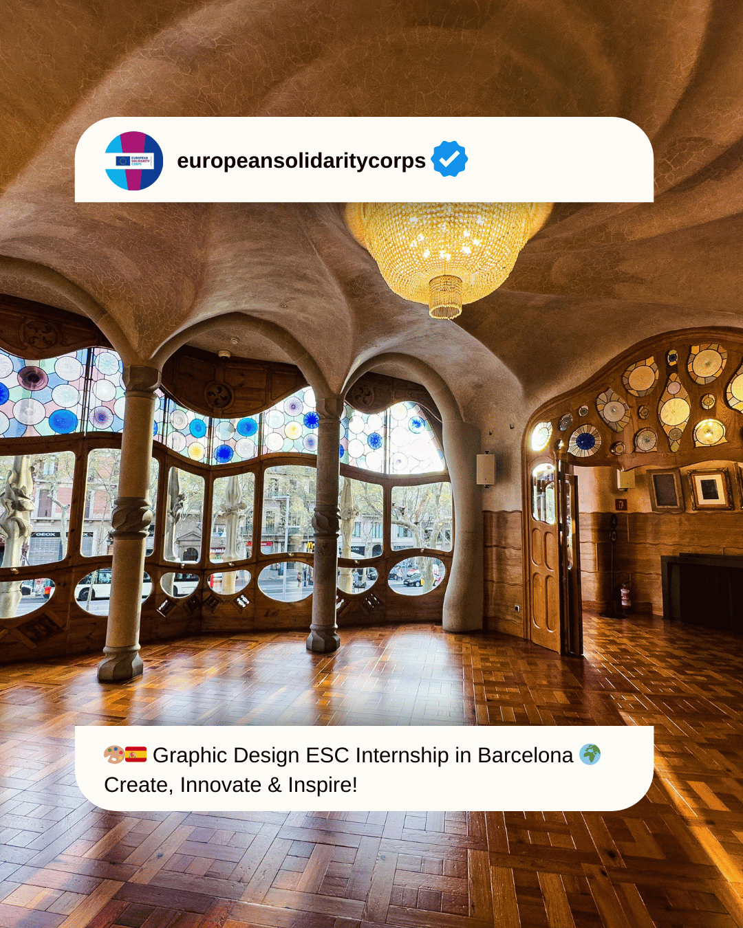 🎨🇪🇸 Graphic Design ESC Internship in Barcelona 🌍 Create, Innovate & Inspire!