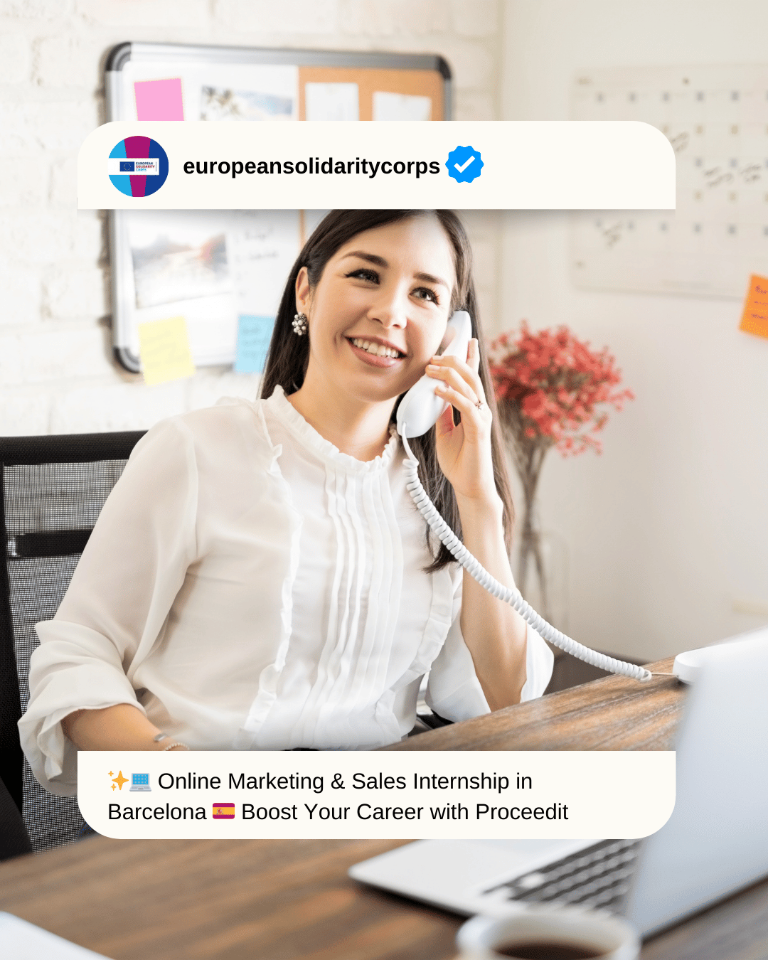 ✨💻 Online Marketing & Sales Internship in Barcelona 🇪🇸 | Boost Your Career with Proceedit