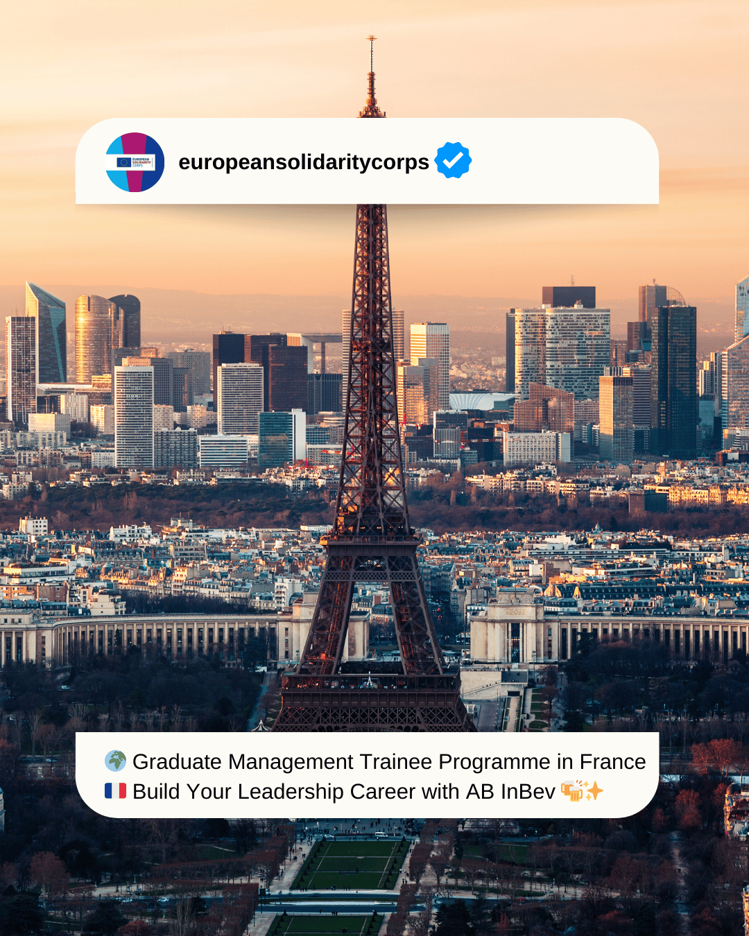 🌍 Graduate Management Traineeship Programme (GMT) in France 🇫🇷 | AB InBev Europe 🍺🚀