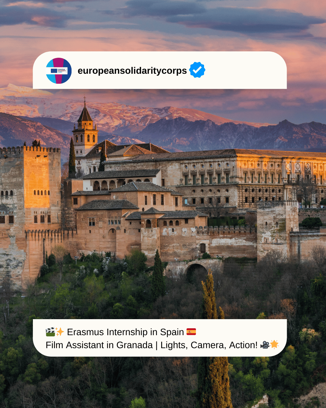 🎬✨ Erasmus Internship in Spain 🇪🇸 | Film Assistant in Granada | Lights, Camera, Action! 🎥🌟