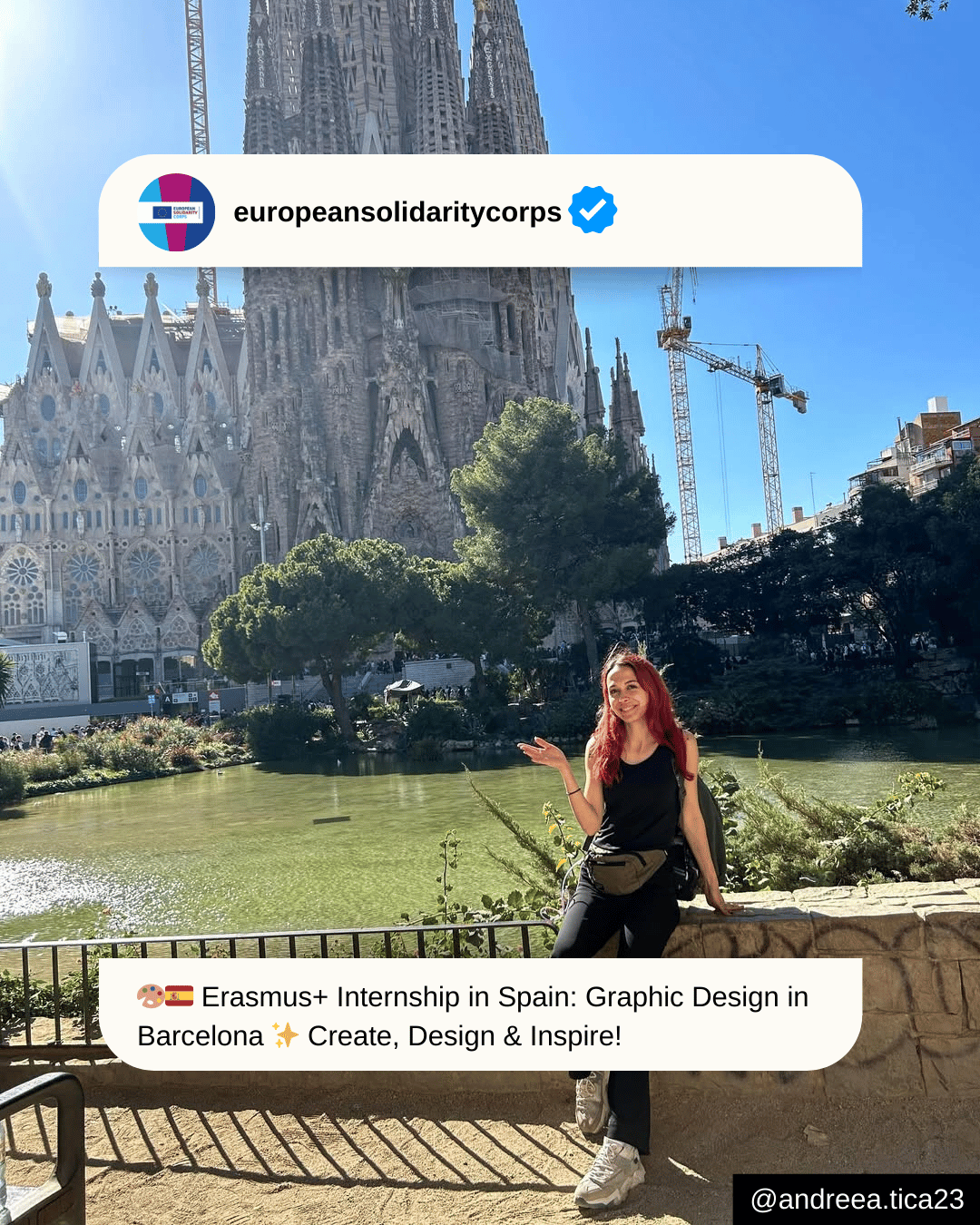 🎨🇪🇸 Erasmus+ Internship in Spain: Graphic Design in Barcelona ✨ Create, Design & Inspire!