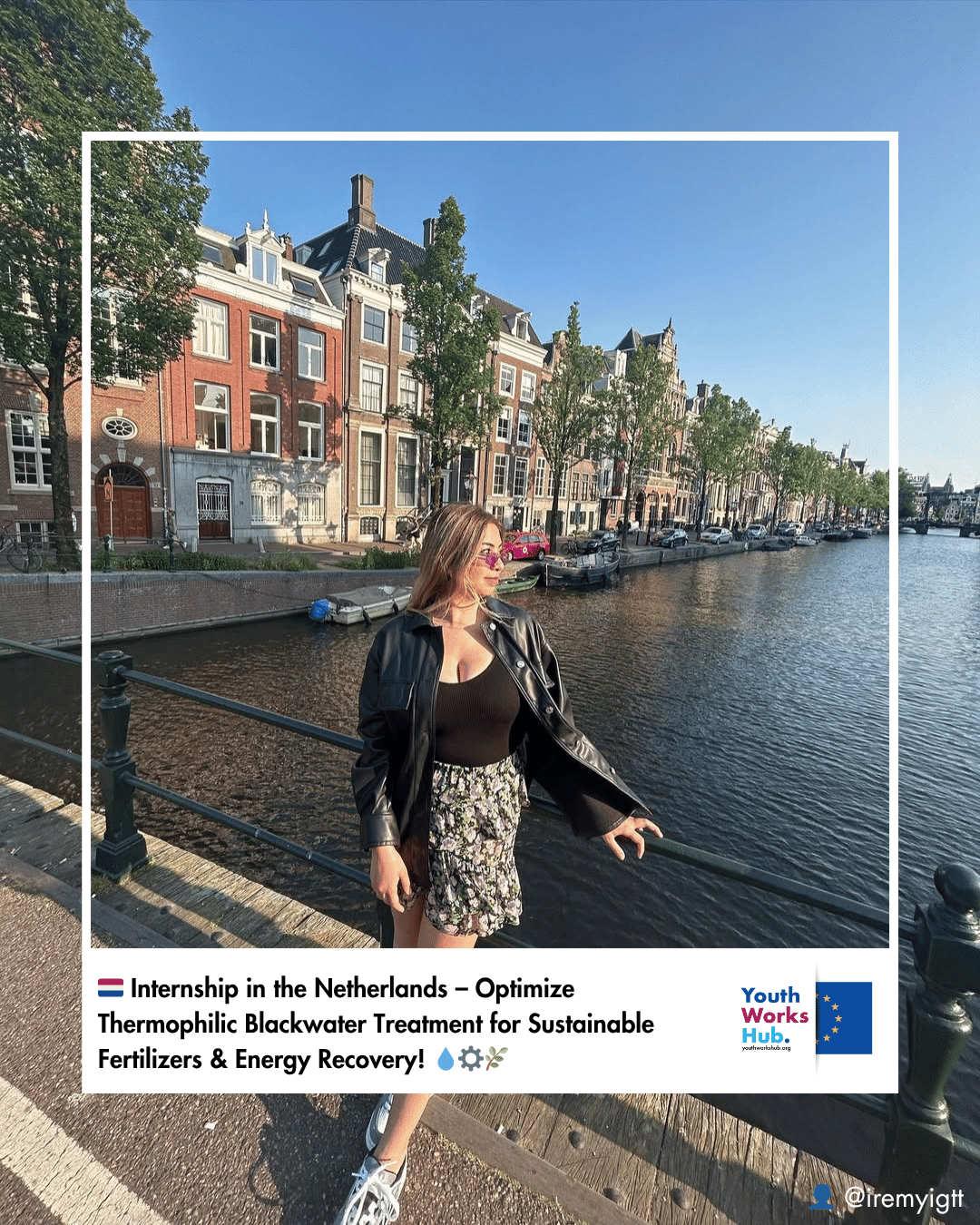 🇳🇱 Internship in the Netherlands – Optimize Thermophilic Blackwater Treatment for Sustainable Fertilizers & Energy Recovery! 💧⚙️🌿