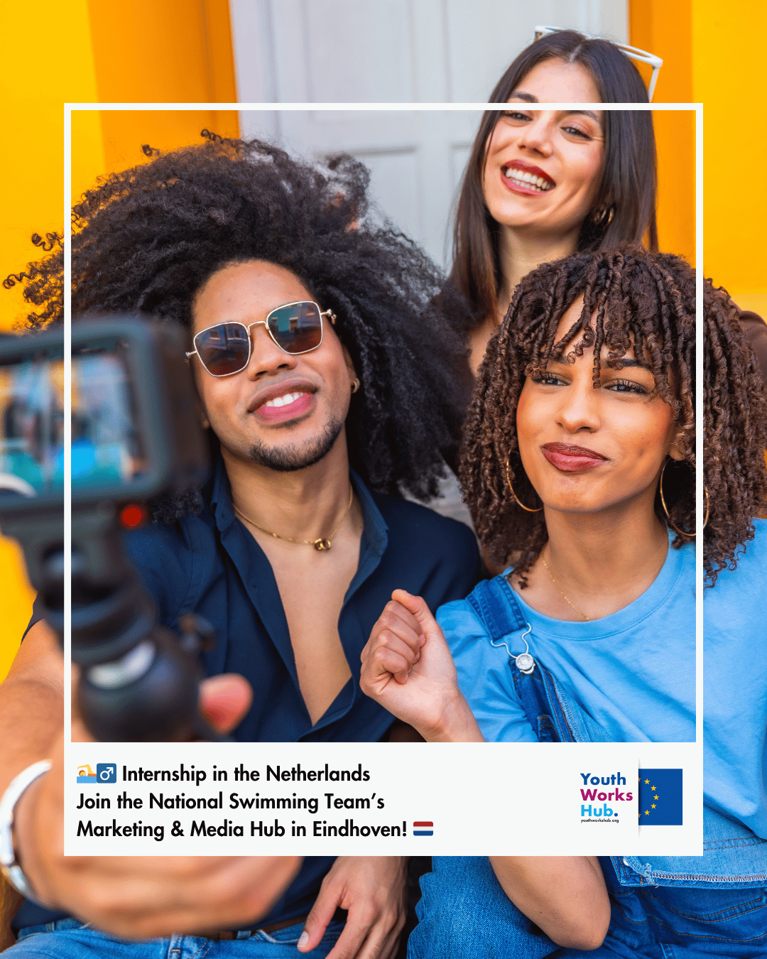 🏊‍♂️ Erasmus+ Internship in the Netherlands – Join the National Swimming Team’s Marketing & Media Hub in Eindhoven! 🇳🇱