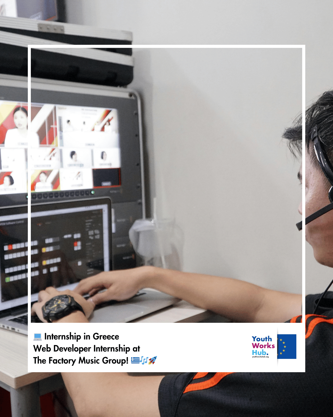 💻 Internship in Greece – Web Developer Internship at The Factory Music Group! 🇬🇷🎶🚀