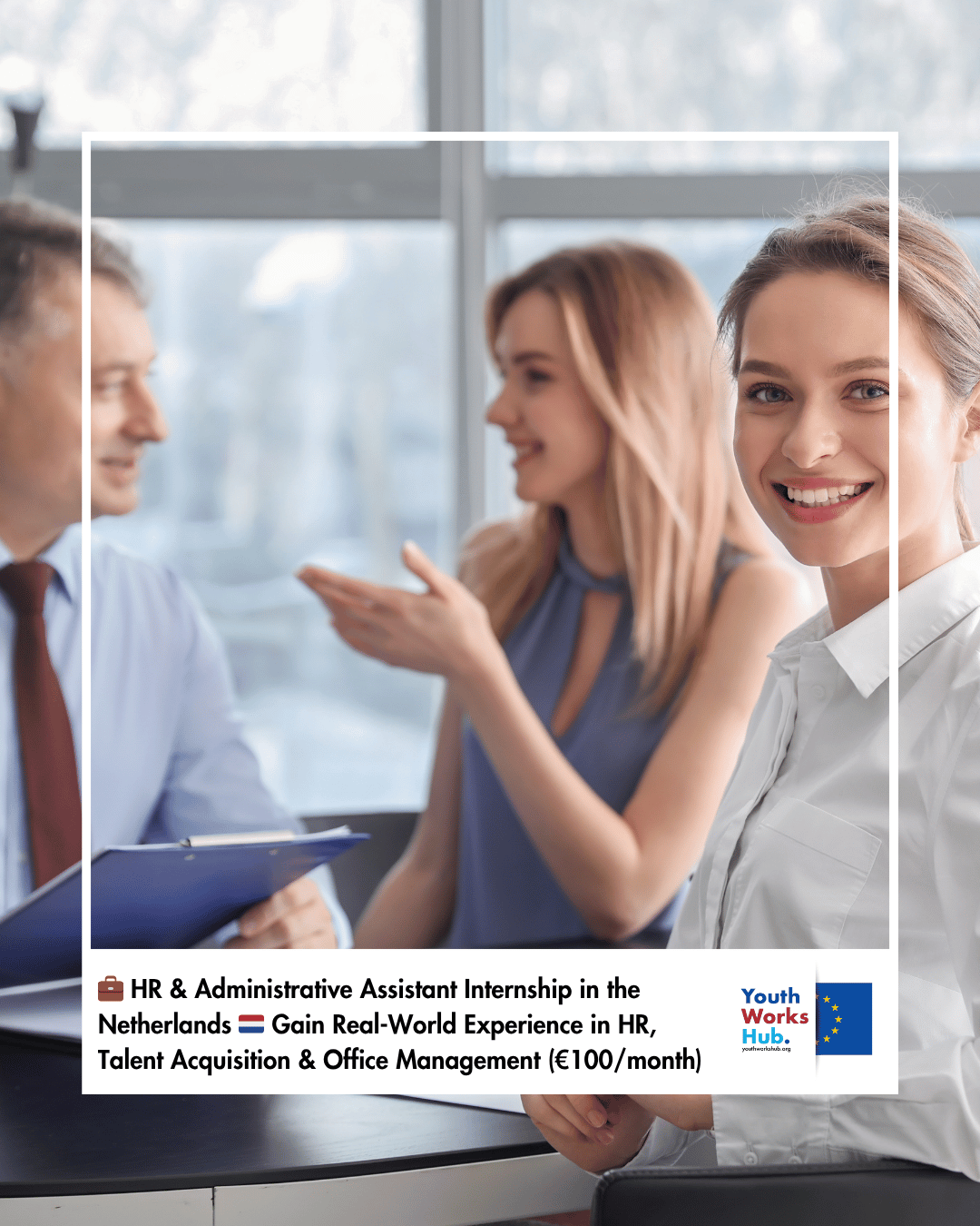 💼 HR & Administrative Assistant Internship in the Netherlands 🇳🇱