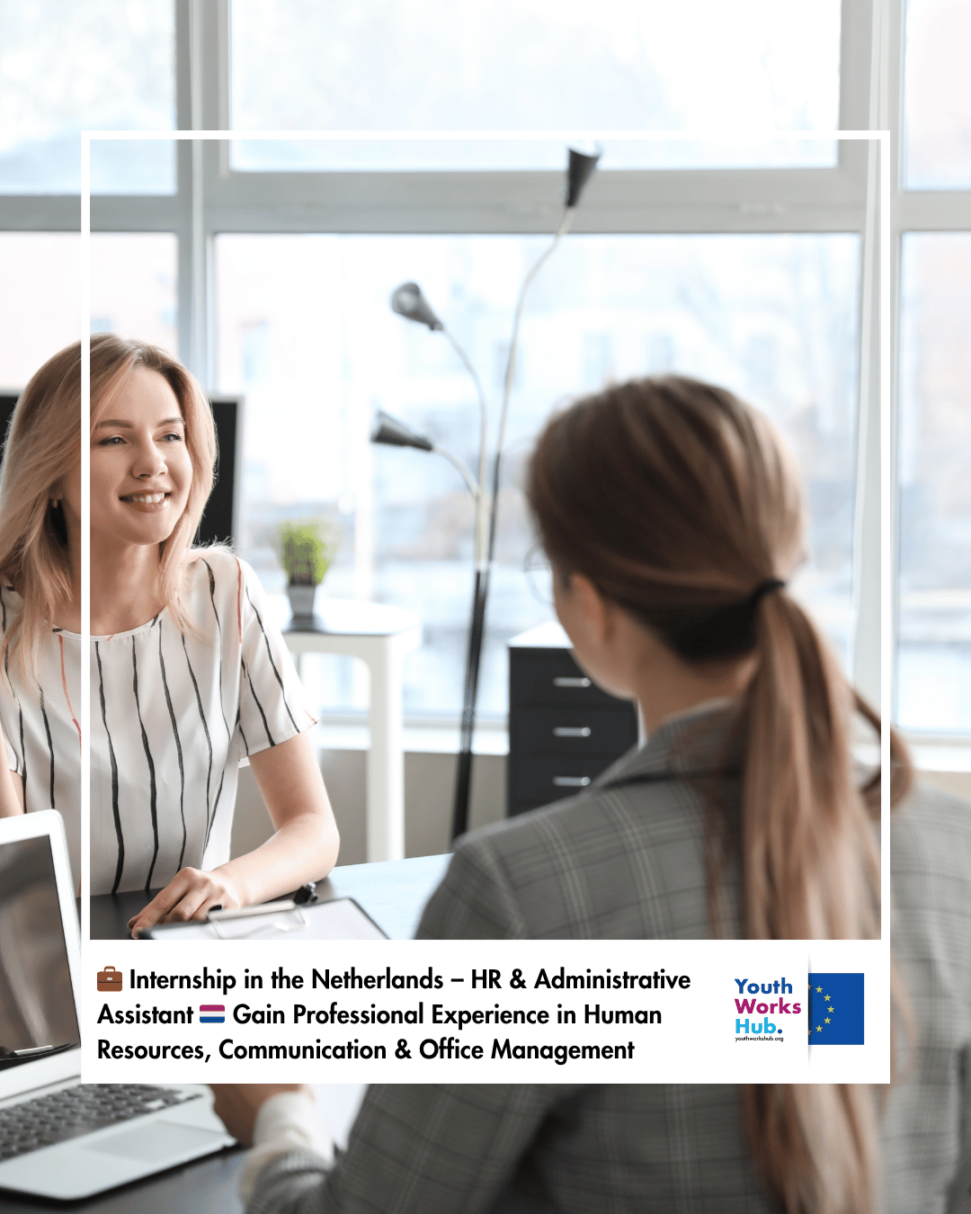 💼 Internship in the Netherlands – HR & Administrative Assistant 🇳🇱