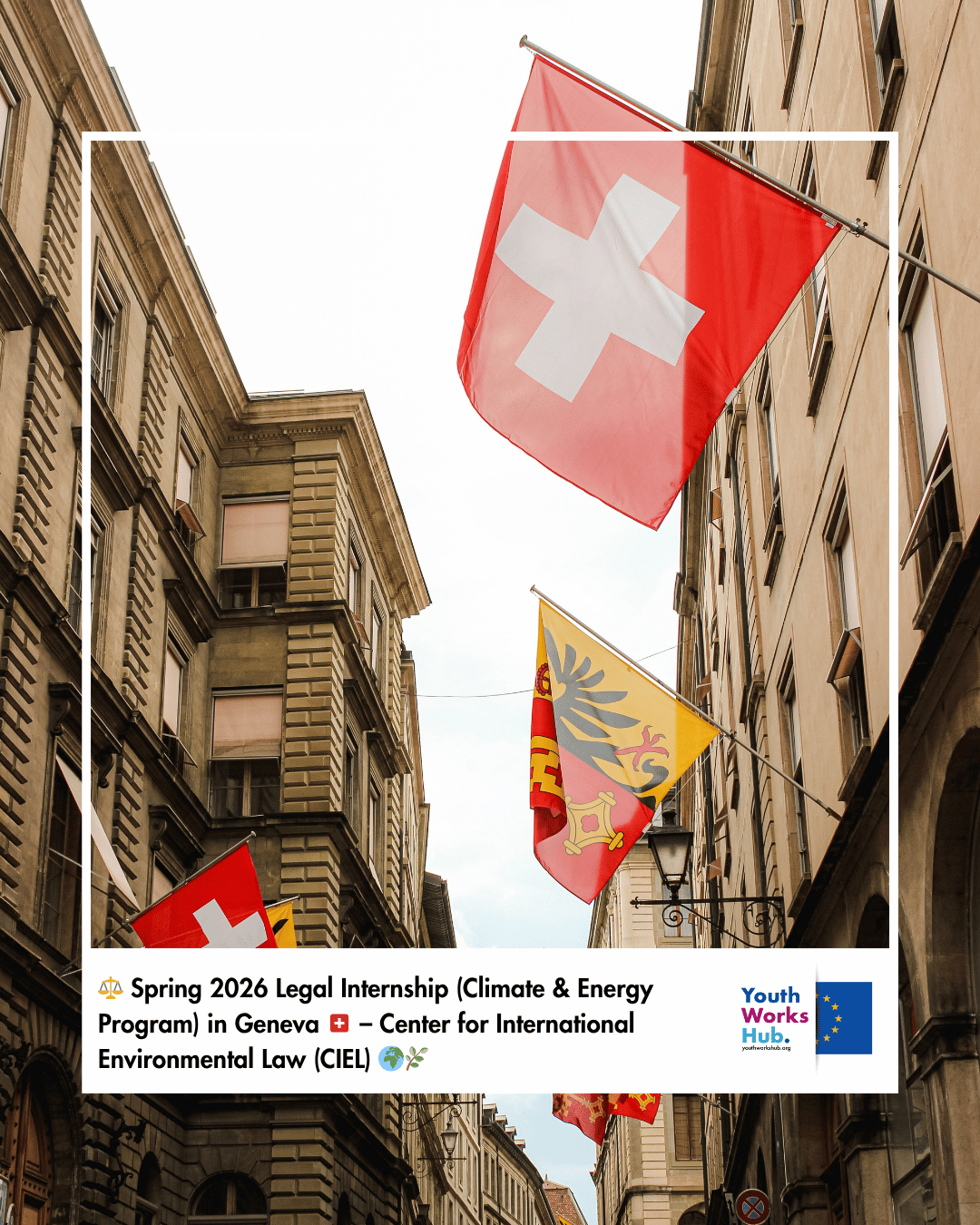 ⚖️ Spring 2026 Legal Internship (Climate & Energy Program) in Geneva 🇨🇭 – Center for International Environmental Law (CIEL) 🌍🌿