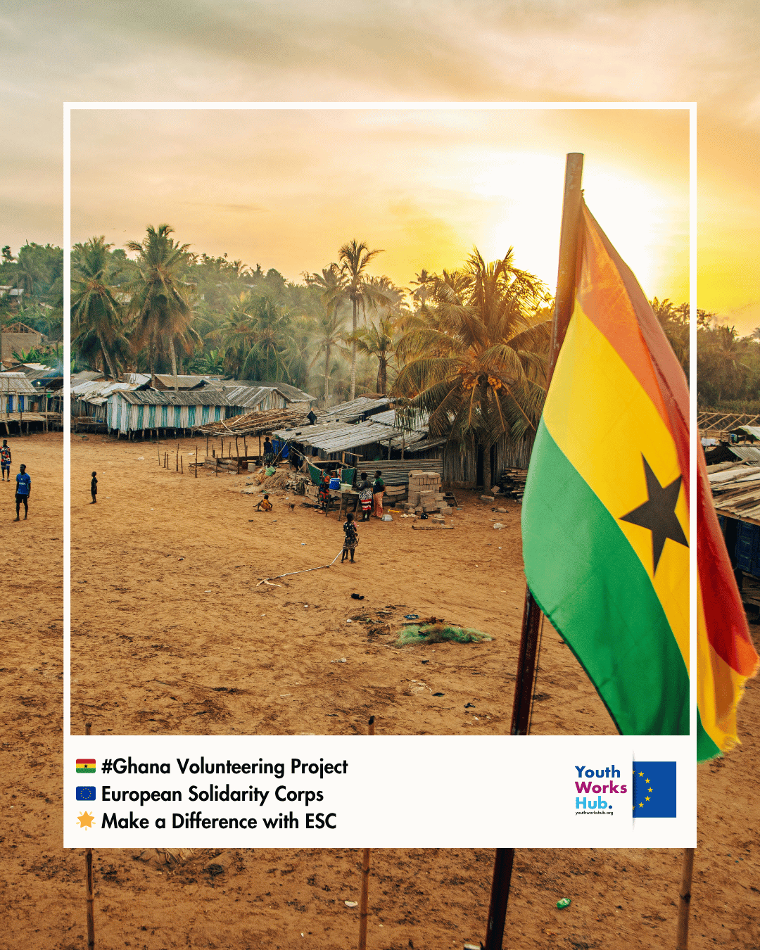 🌍 ESC Volunteering in Ghana – Become a French Teacher & Inspire Young Learners! 🇬🇭