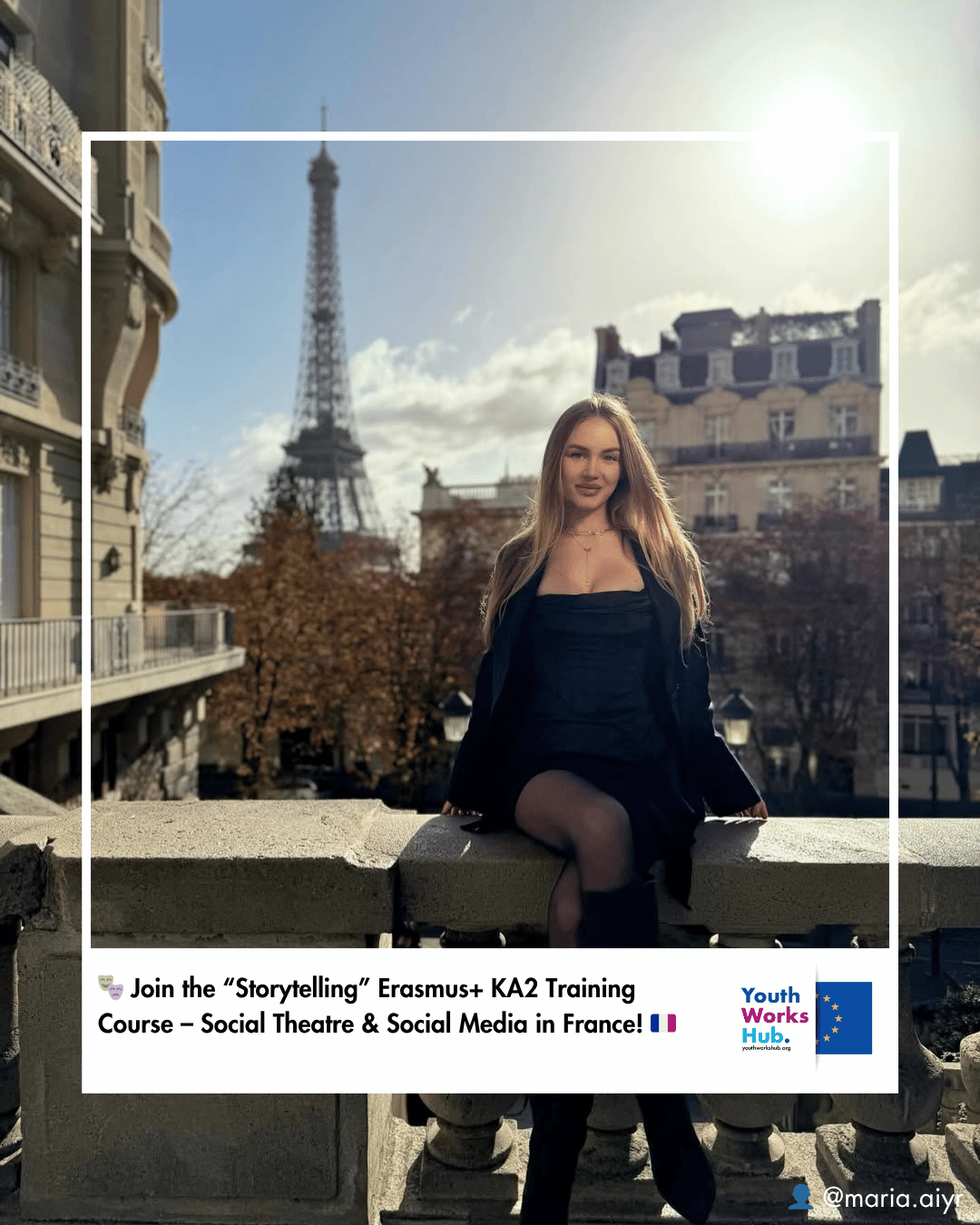 🎭 Join the “Storytelling” Erasmus+ Training Course – Social Theatre & Social Media in France! 🇫🇷