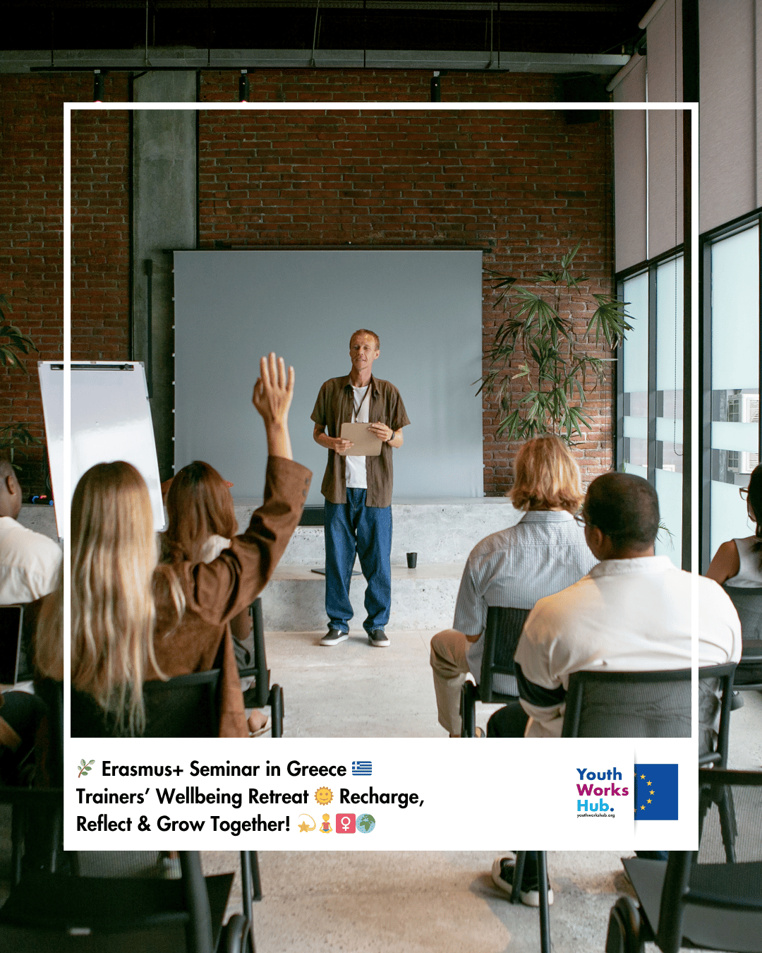 🌿 Erasmus+ Seminar in Greece 🇬🇷 | Trainers’ Wellbeing Retreat 🌞 Recharge, Reflect & Grow Together! 💫🧘‍♀️🌍