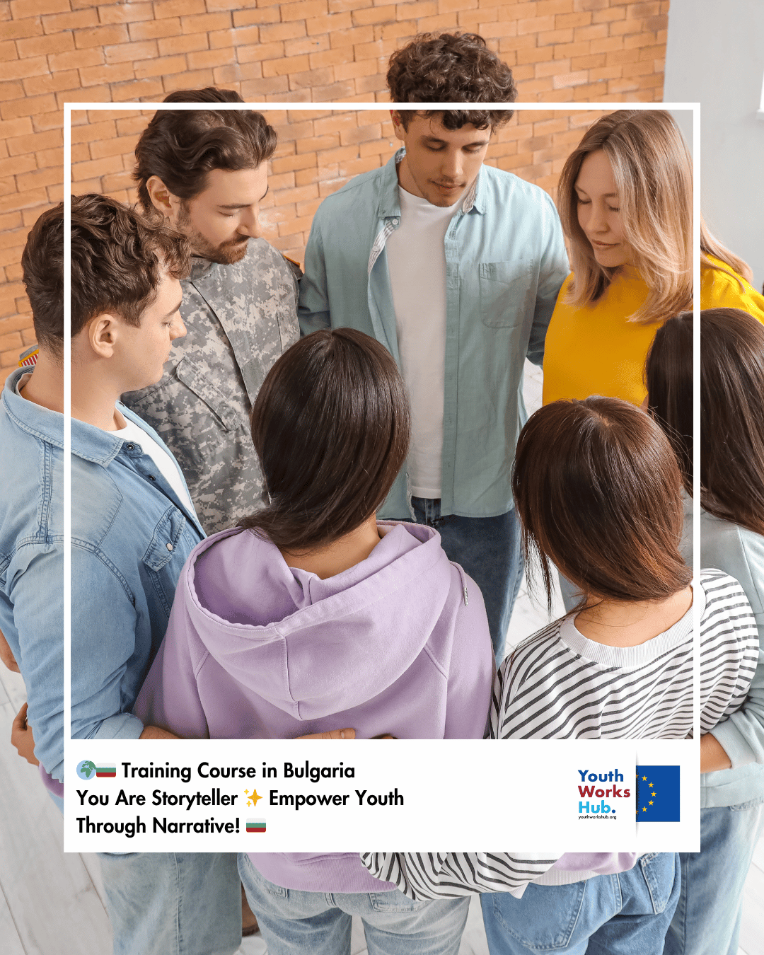 🌍🇧🇬 Training Course in Bulgaria – You Are Storyteller ✨ Empower Youth Through Narrative! 🇧🇬