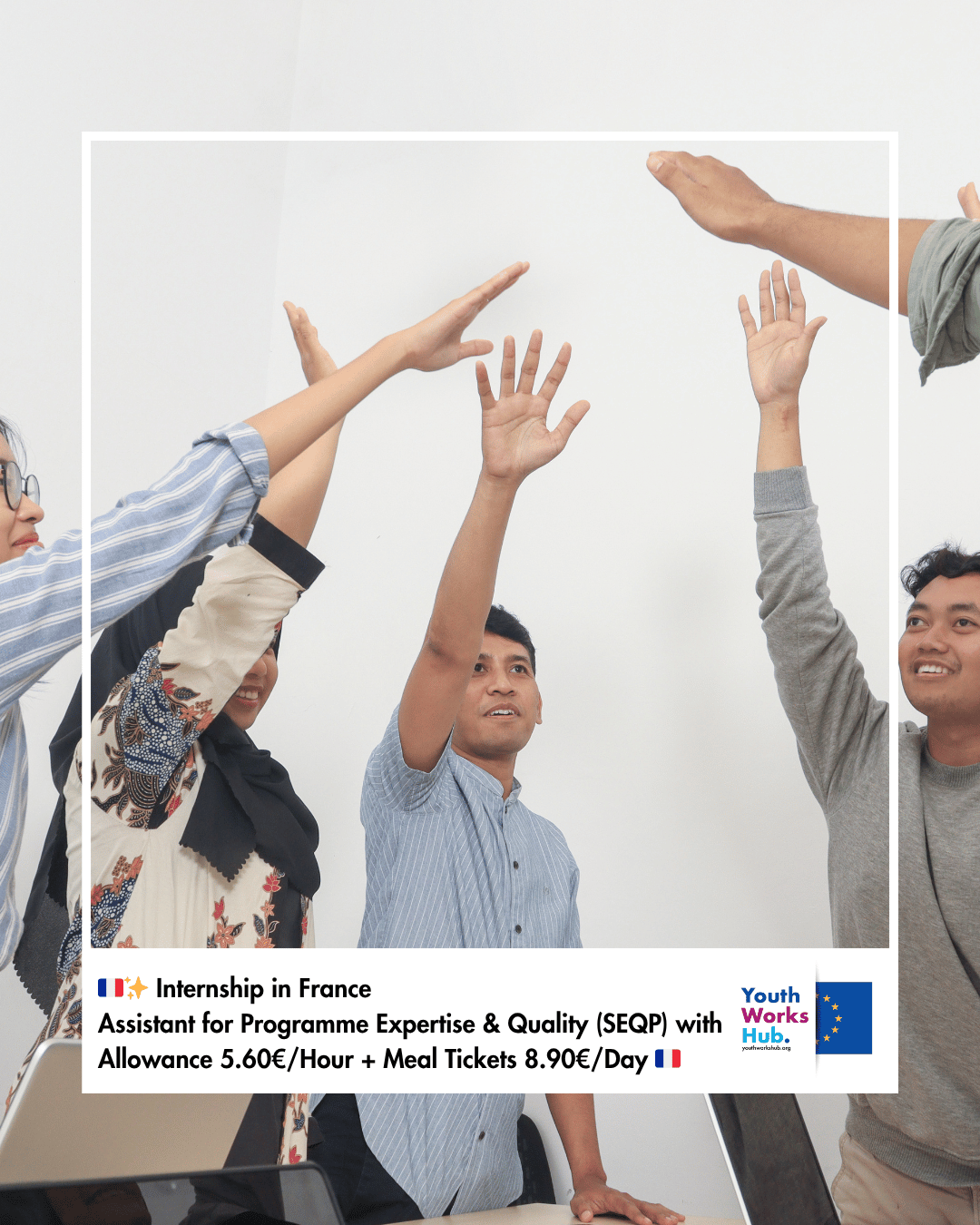 🇫🇷✨ Internship in France – Assistant for Programme Expertise & Quality (SEQP) with Allowance 5.60€/Hour + Meal Tickets 8.90€/Day 🇫🇷
