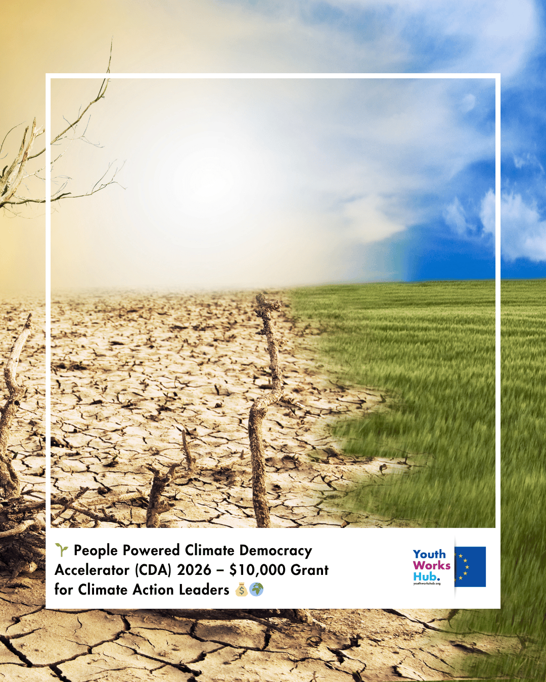 🌱 People Powered Climate Democracy Accelerator (CDA) 2026 – $10,000 Grant for Climate Action Leaders 💰🌍